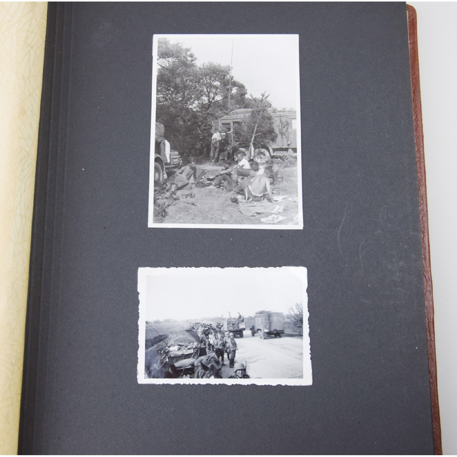 Frühes Panzer Fotoalbum Westfeldzug mit vielen Panzer Fotos