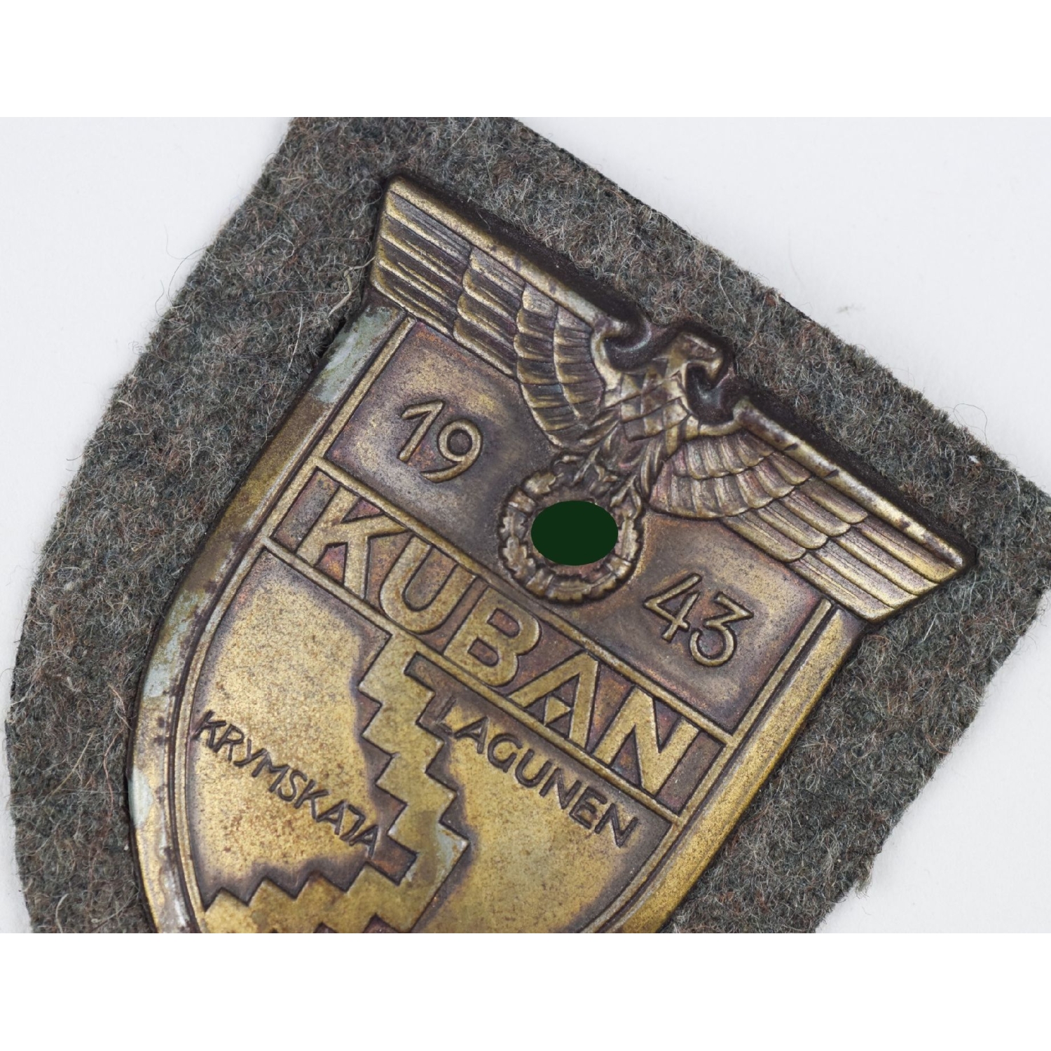 Kuban Ärmelschild 1943 mit Papierabdeckung