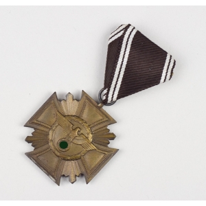 NSDAP Dienstauszeichnung in Bronze am Dreieck-Band Herst.10