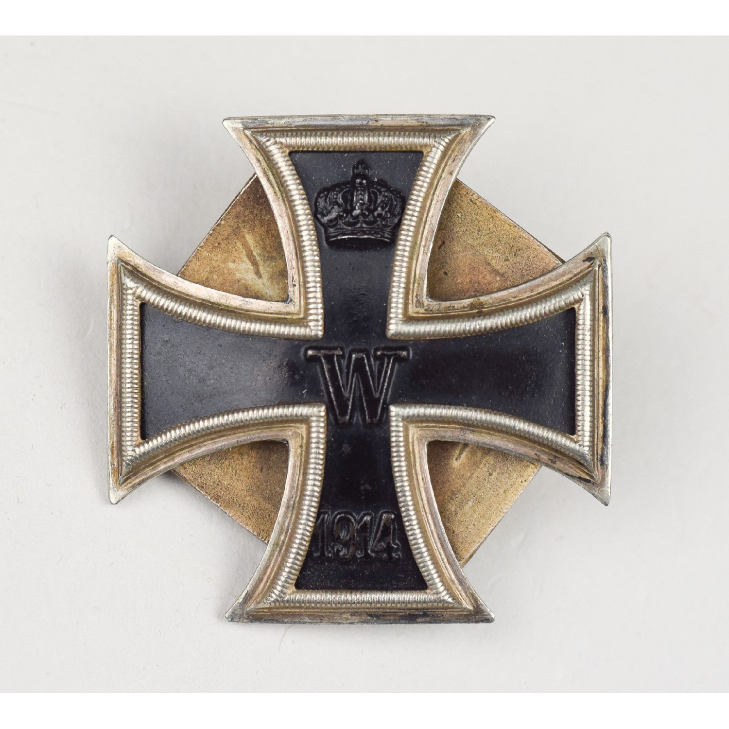 1.Weltkrieg Eiserne Kreuz 1.Klasse 1914 an Schraubscheibe D.R.G.M