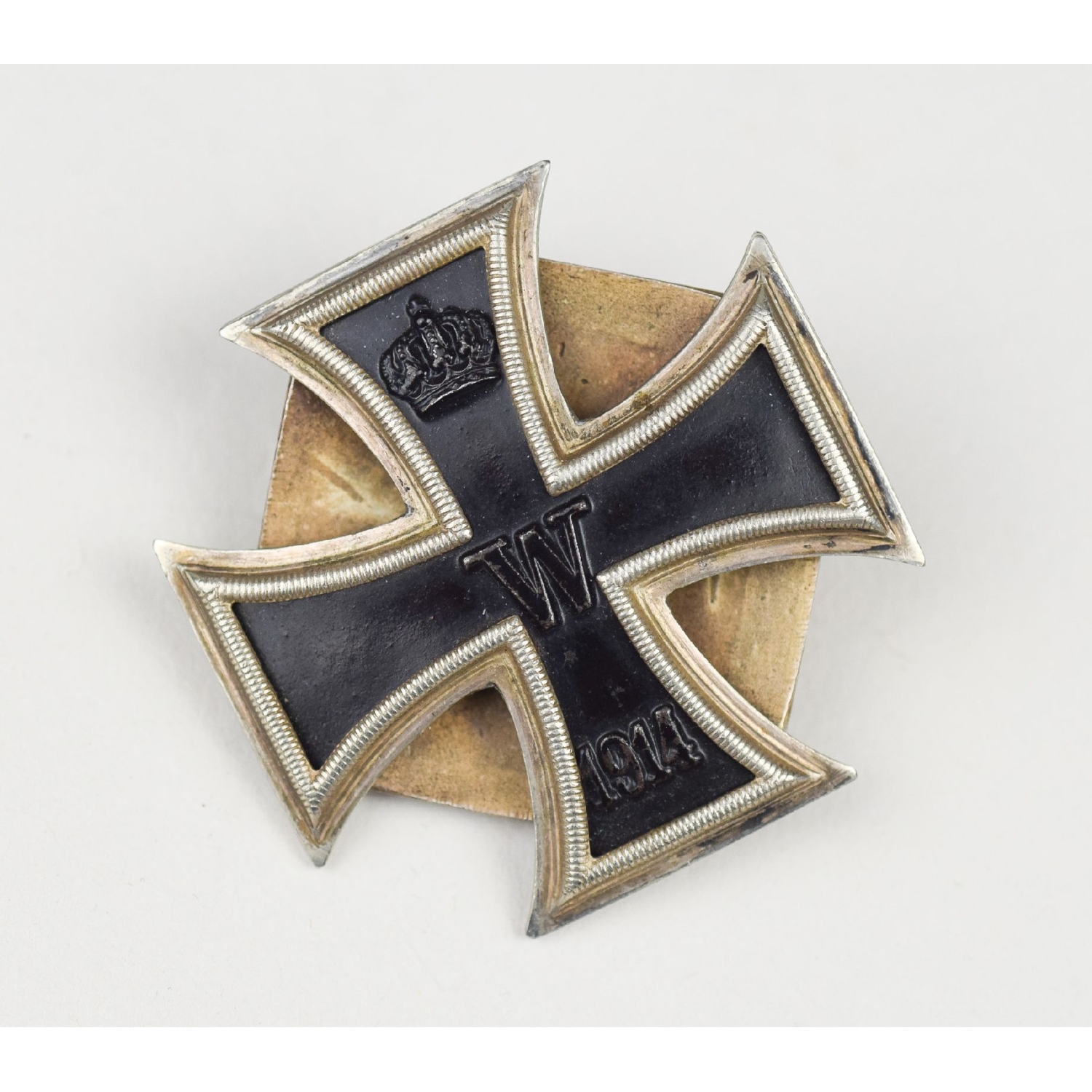 1.Weltkrieg Eiserne Kreuz 1.Klasse 1914 an Schraubscheibe D.R.G.M