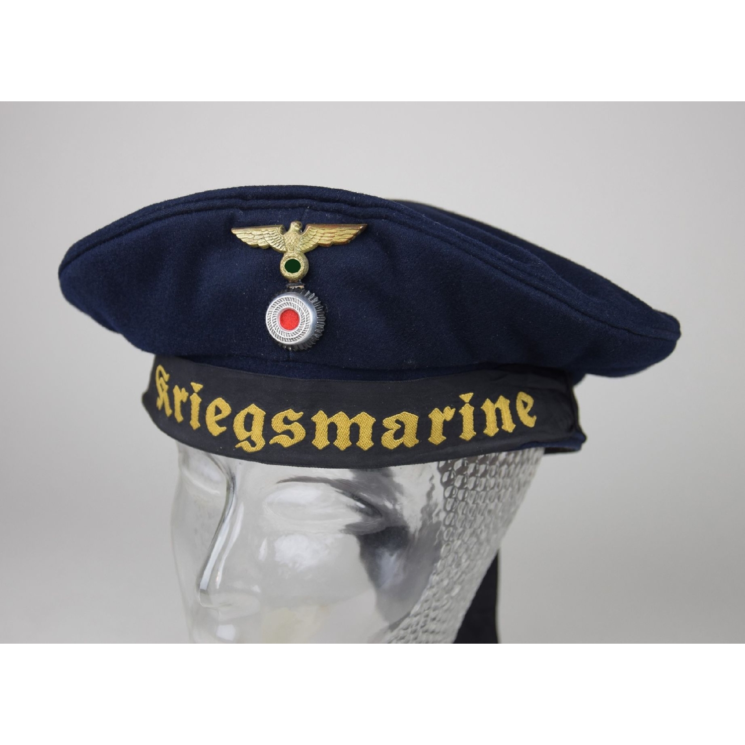 Kriegsmarine Tellermütze mit Mützenband "Kriegsmarine"