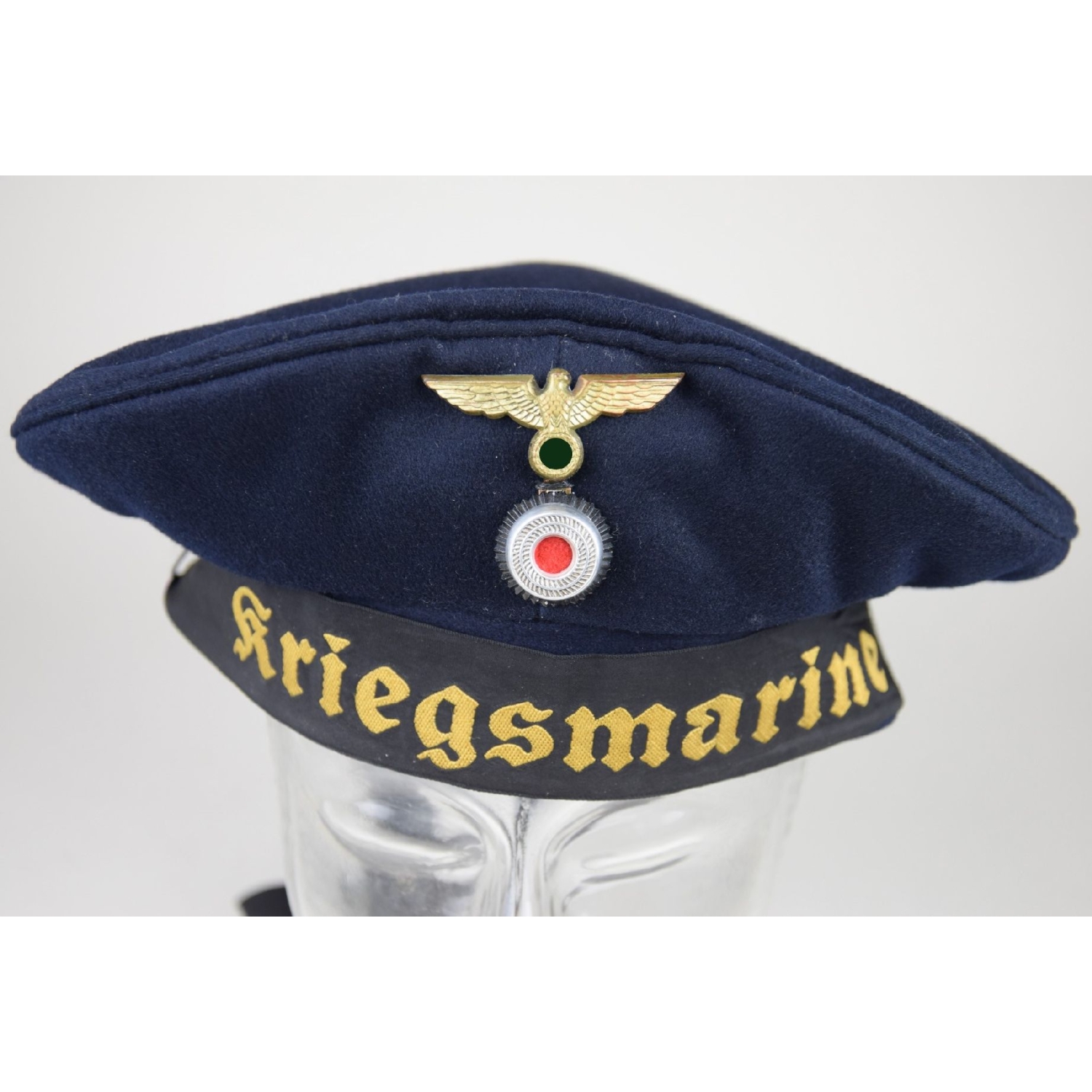 Kriegsmarine Tellermütze mit Mützenband "Kriegsmarine"