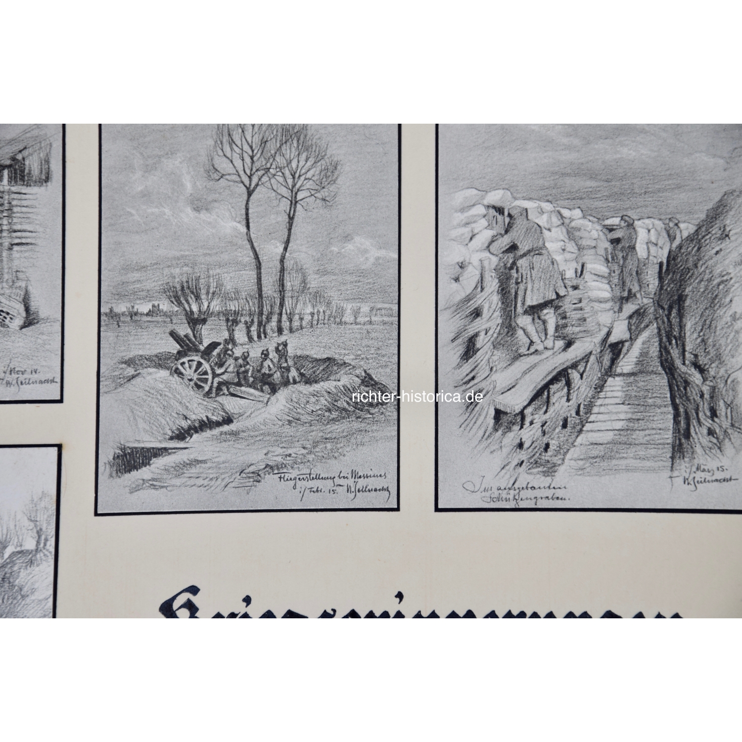 Kriegserinnerungen Zeichnungen eines Frontkameraden 1914-1918