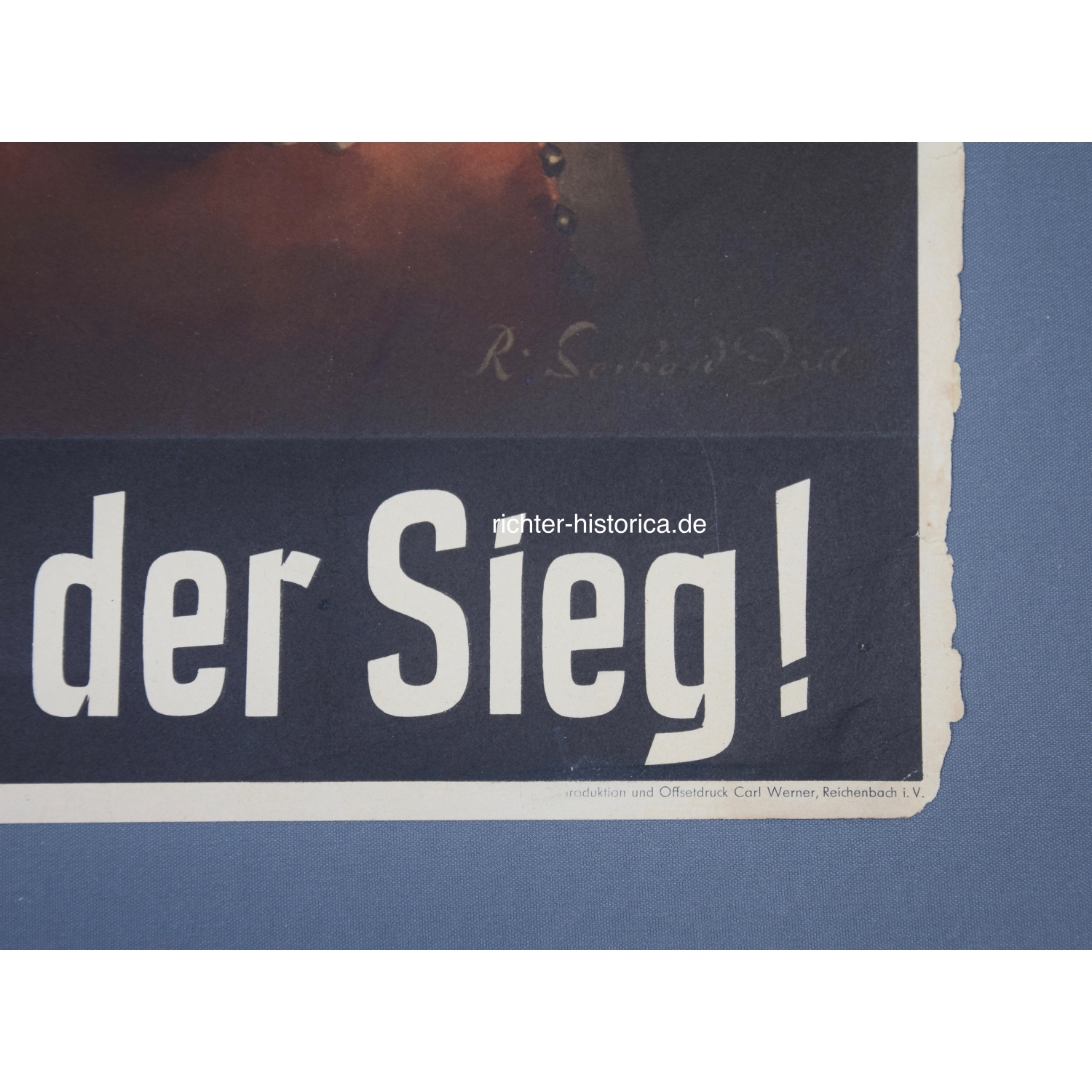 Original Plakatdruck " Adolf Hitler ist der Sieg!" 