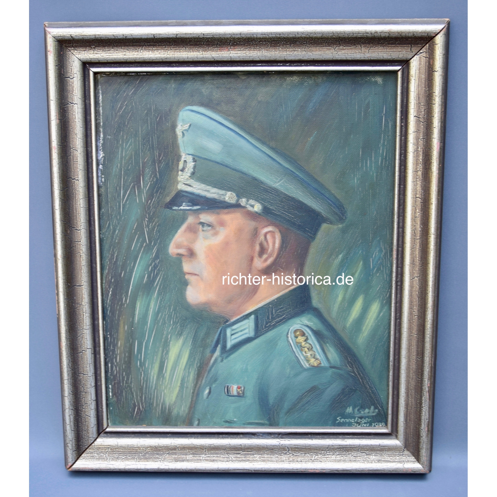 Wehrmacht Portrait eines Oberarztes