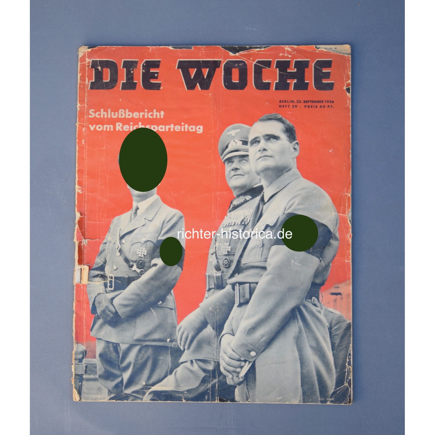 "Die Woche" Schlußbericht vom Reichsparteitag 1936