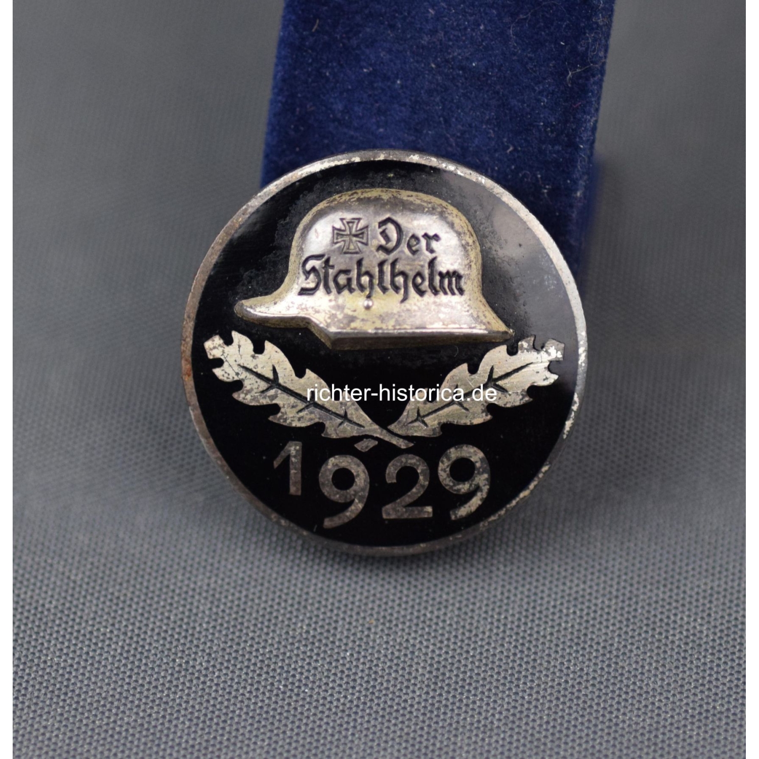 "Der Stahlhelm" 1929 Eintrittsabzeichen in 935er Silber