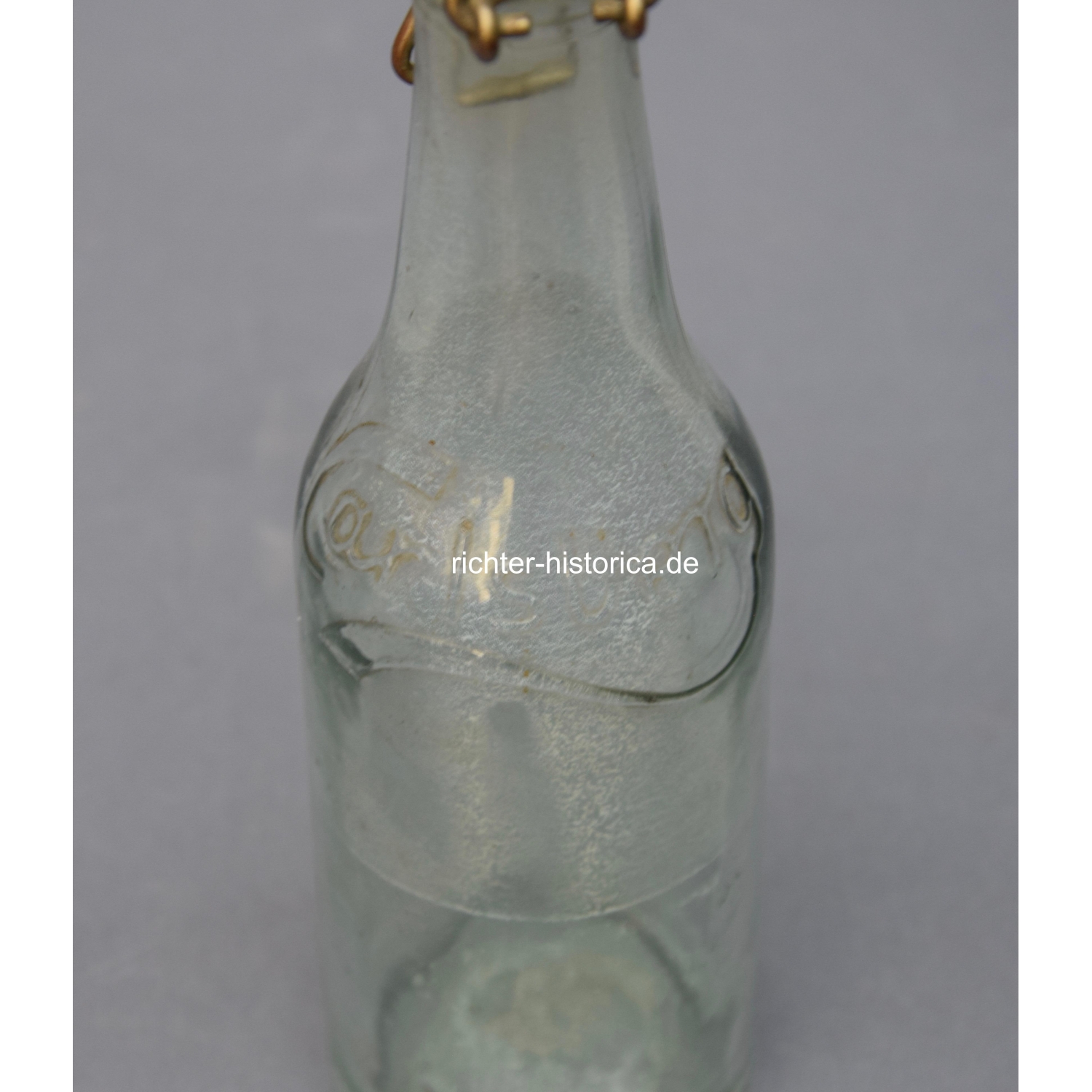2.Weltkrieg Glasflasche "Carlsberg" mit HK Sonnenrad