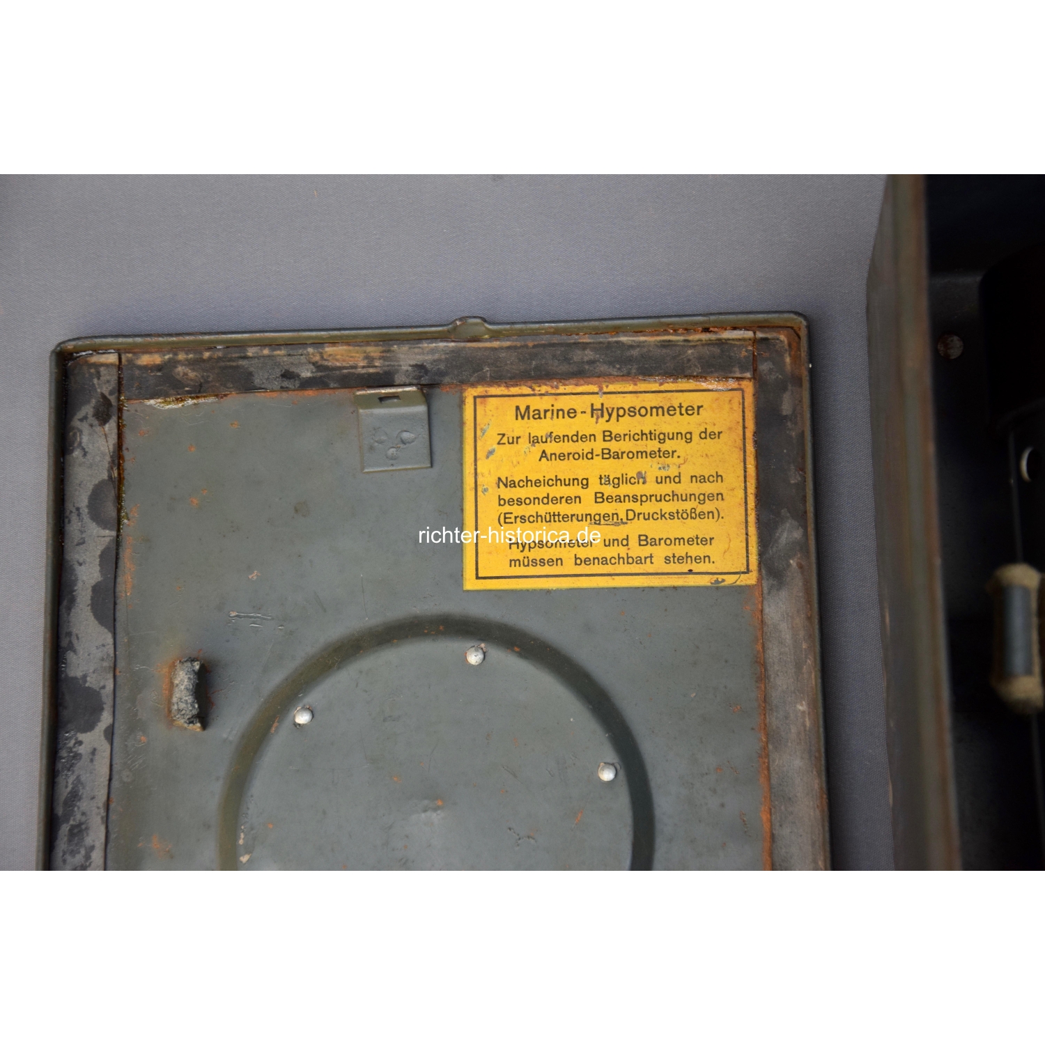 Marine-Hypsometer 1943 M938/Obs mit Gebrauchsanweisung 