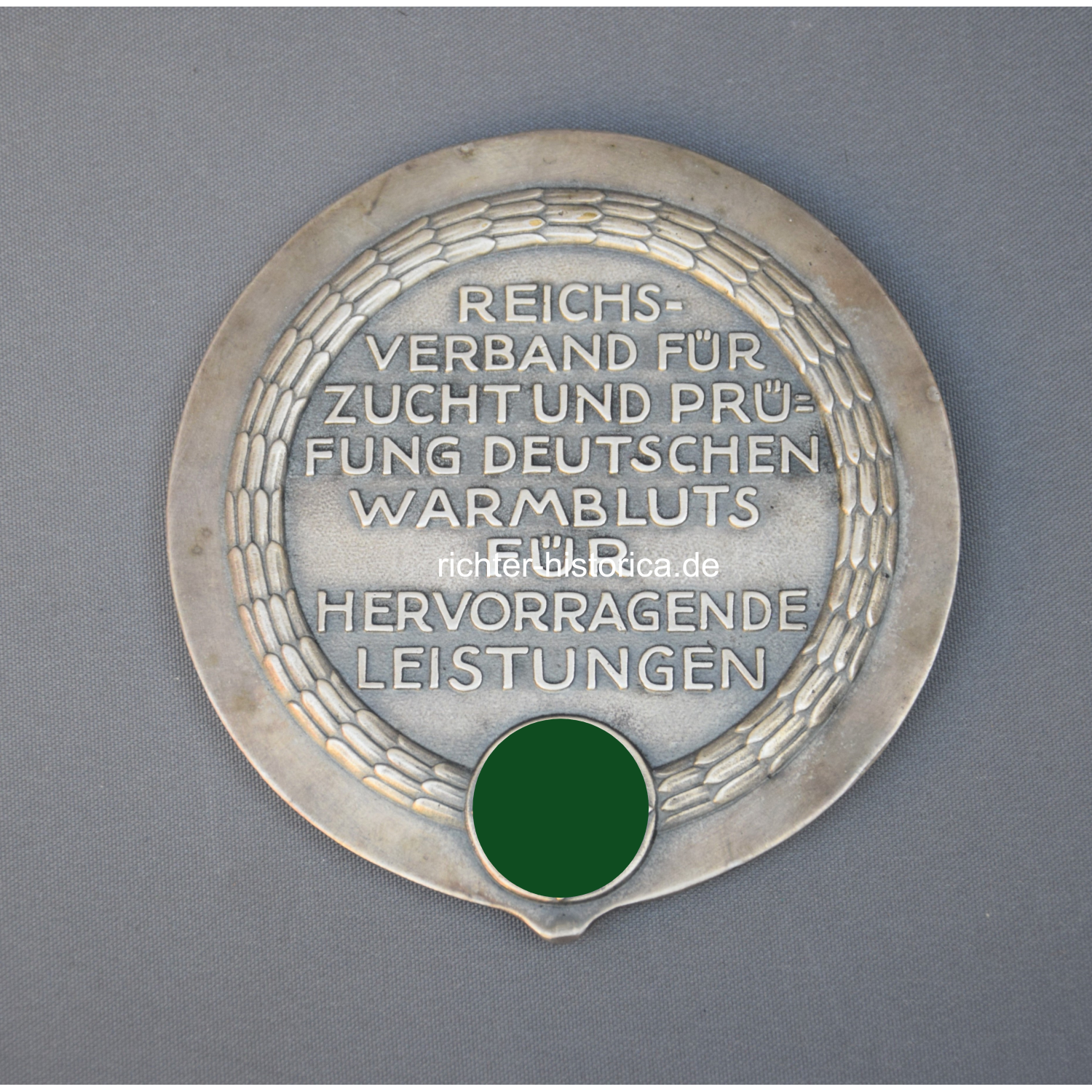 Bronze Medaille "Prämie des Reichsverbandes für Zucht und Prüfung des deutschen Warmblutes"