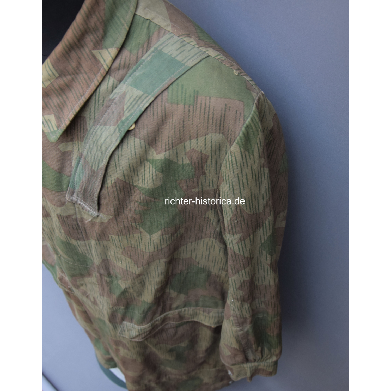 Fallschirmjäger sog. Knochensack mit Trägerfoto, 3.Modell sehr selten(!)