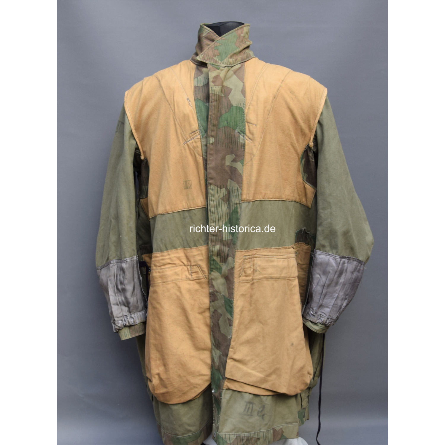 Fallschirmjäger sog. Knochensack mit Trägerfoto, 3.Modell sehr selten(!)