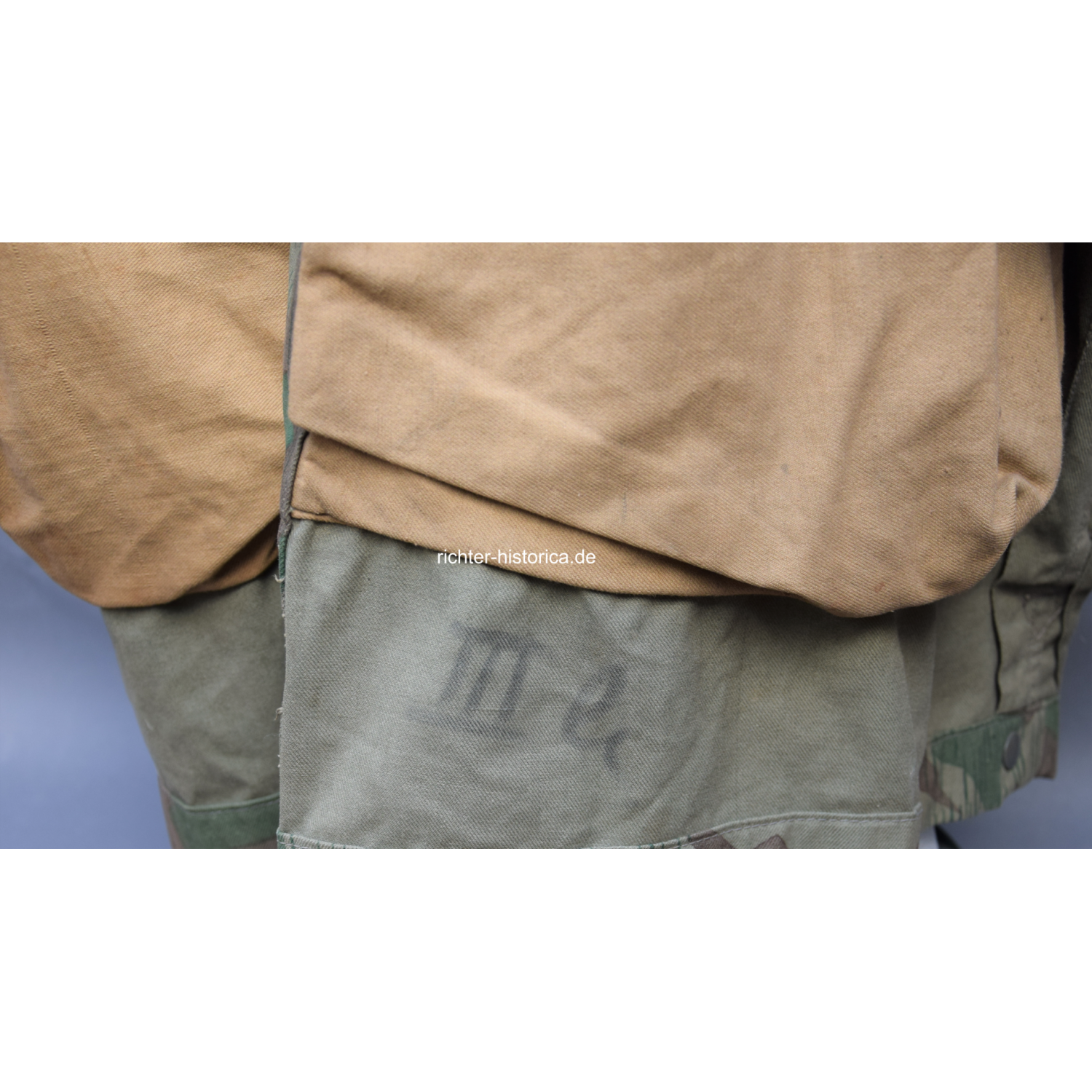 Fallschirmjäger sog. Knochensack mit Trägerfoto, 3.Modell sehr selten(!)