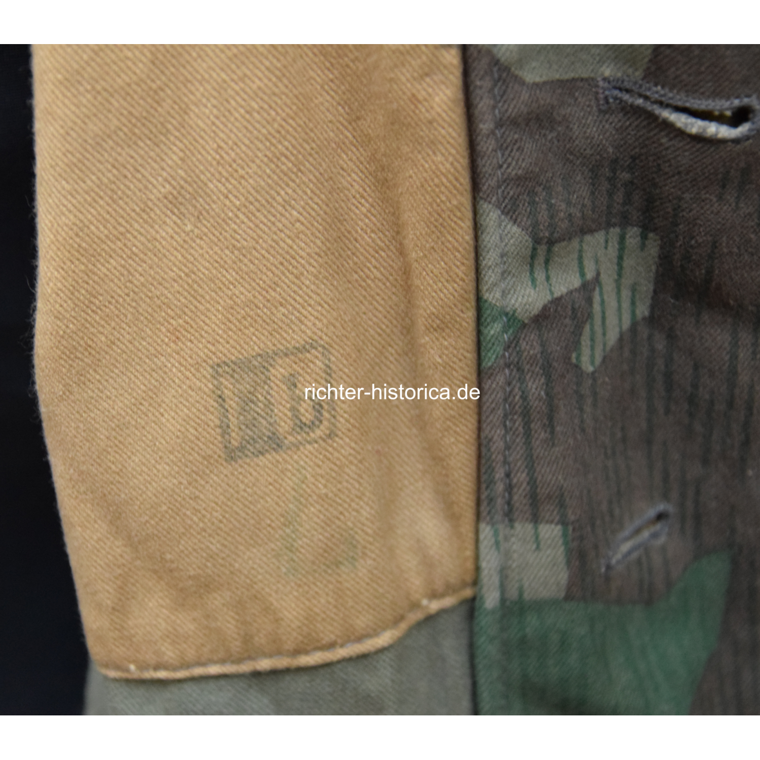 Fallschirmjäger sog. Knochensack mit Trägerfoto, 3.Modell sehr selten(!)