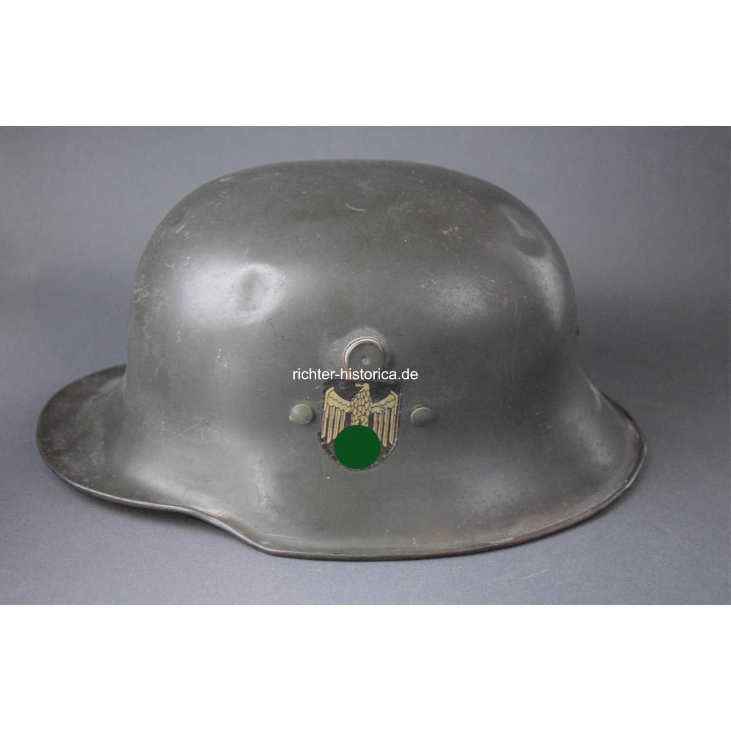 Wehrmacht Kinder - Stahlhelm mit 2 Emblemen