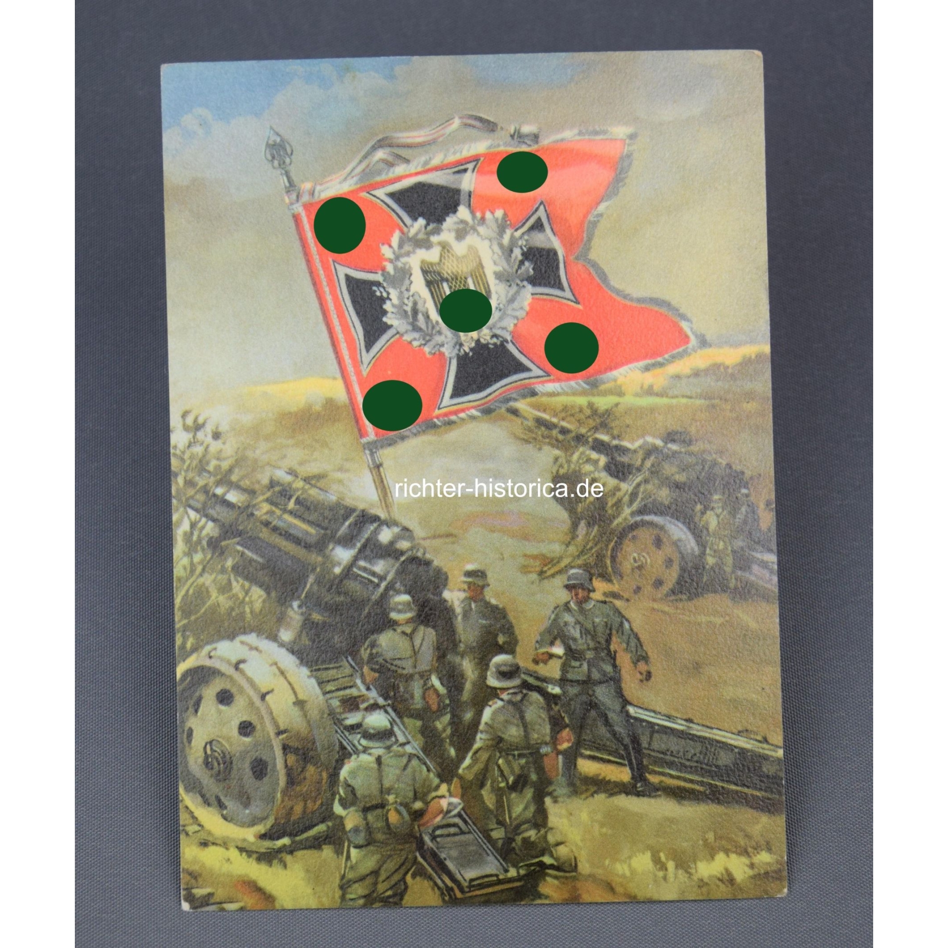 Künstler Ansichtskarte Deutsche Wehrmacht, Artillerie V. Mundorff