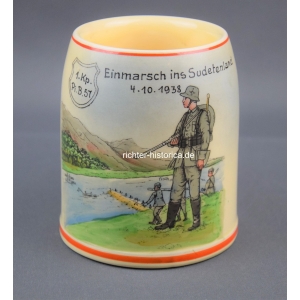 Erinnerungskrug "Einmarsch ins Sudetenland 4.10.1938"