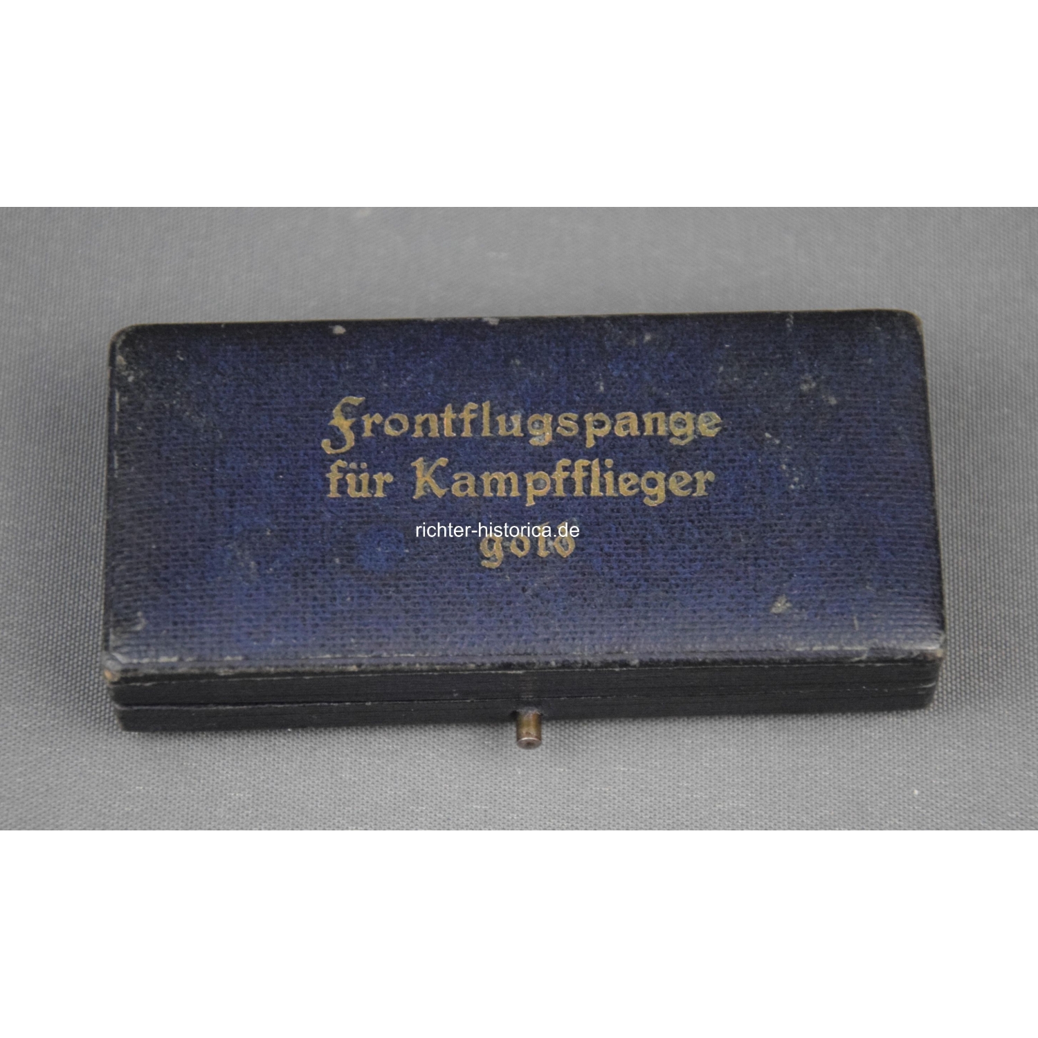 Frontflugspange für Kampfflieger in Gold im Etui, MINT