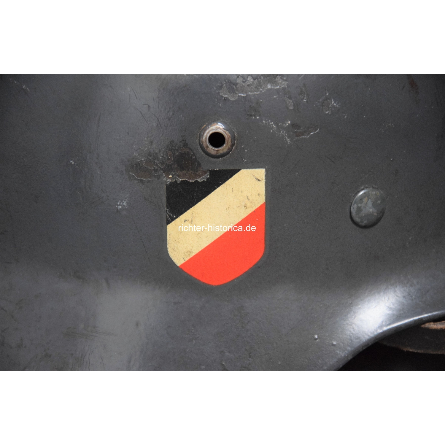 M35 Stahlhelm der Luftwaffe mit beiden Emblemen, Zustand 1