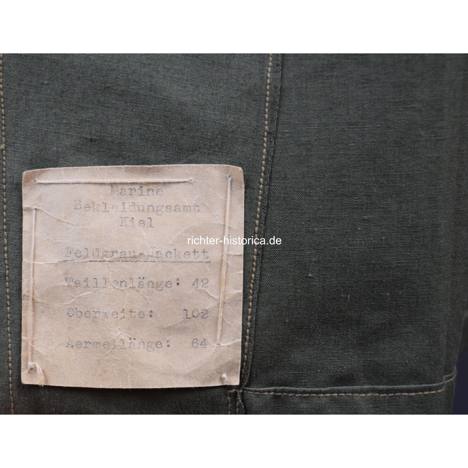 Kriegsmarine Arbeitsjacke Bordjacke Leutnant zur See