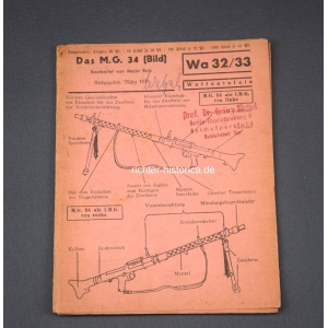 Waffentafel "Das M.G.34 Wa32/33"