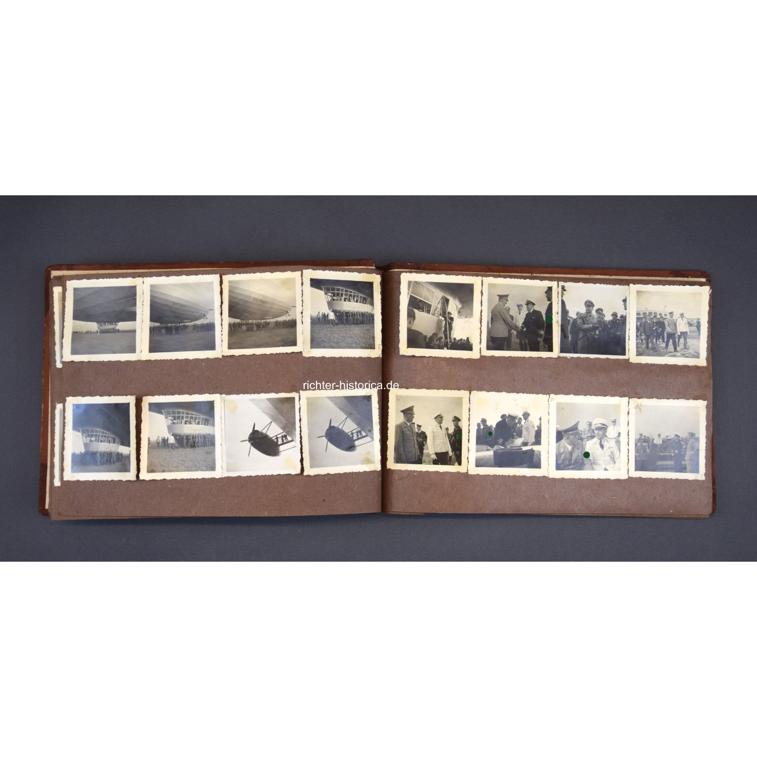 Luftwaffe Fotoalbum "Mein Militär Dienst" 1938 Flieger Ausbildungs. Rgt.63 - Günther Prien Besuch!