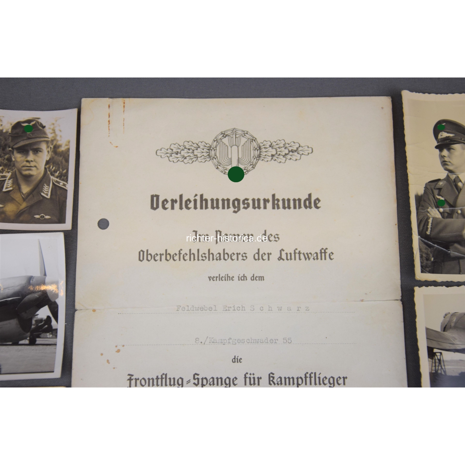 Nachlass Ehrenpokal der Luftwaffe 8./Kampfgeschwader 55