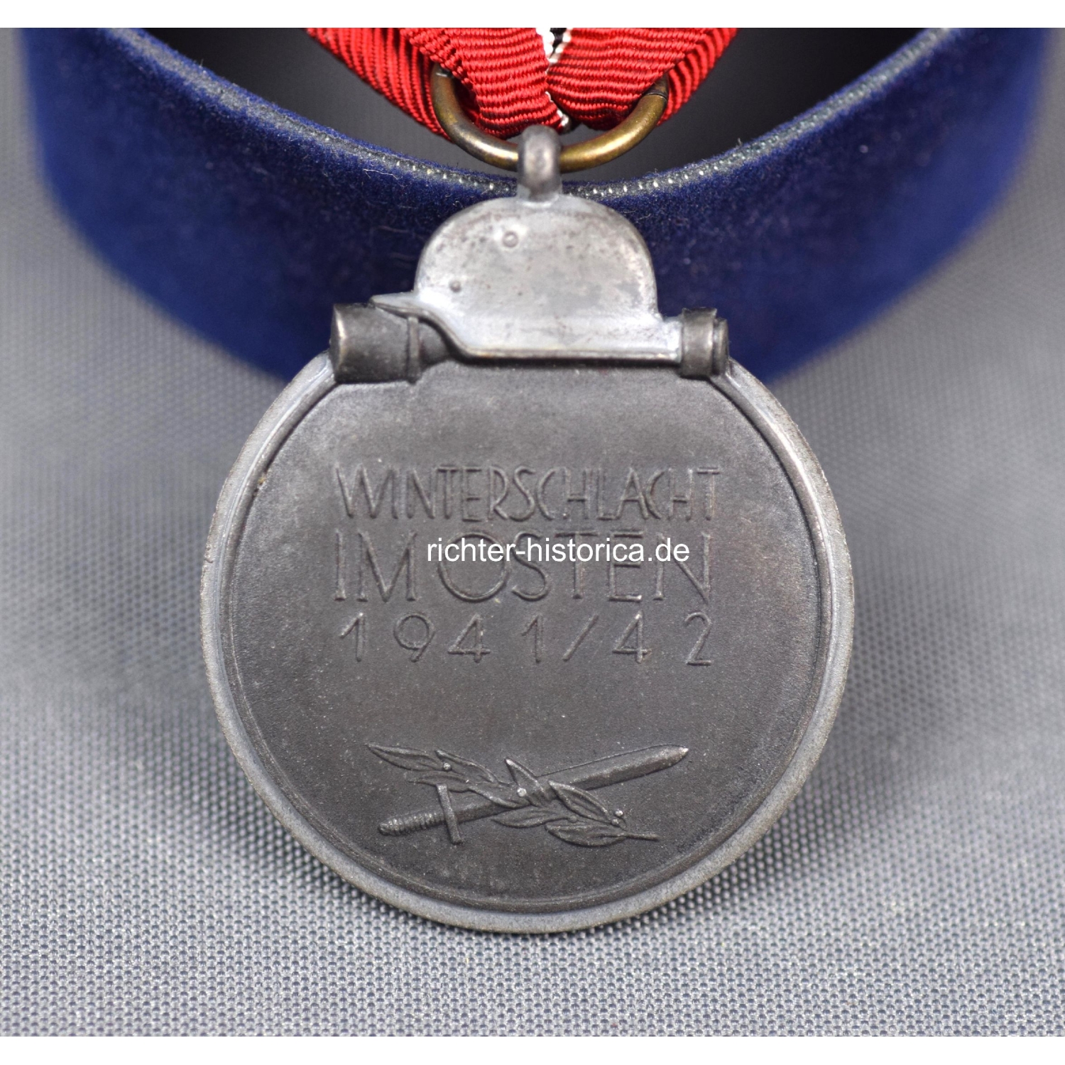 Winterschlacht im Osten Ostmedaille 1941/42 mit Verleihungstüte "6"