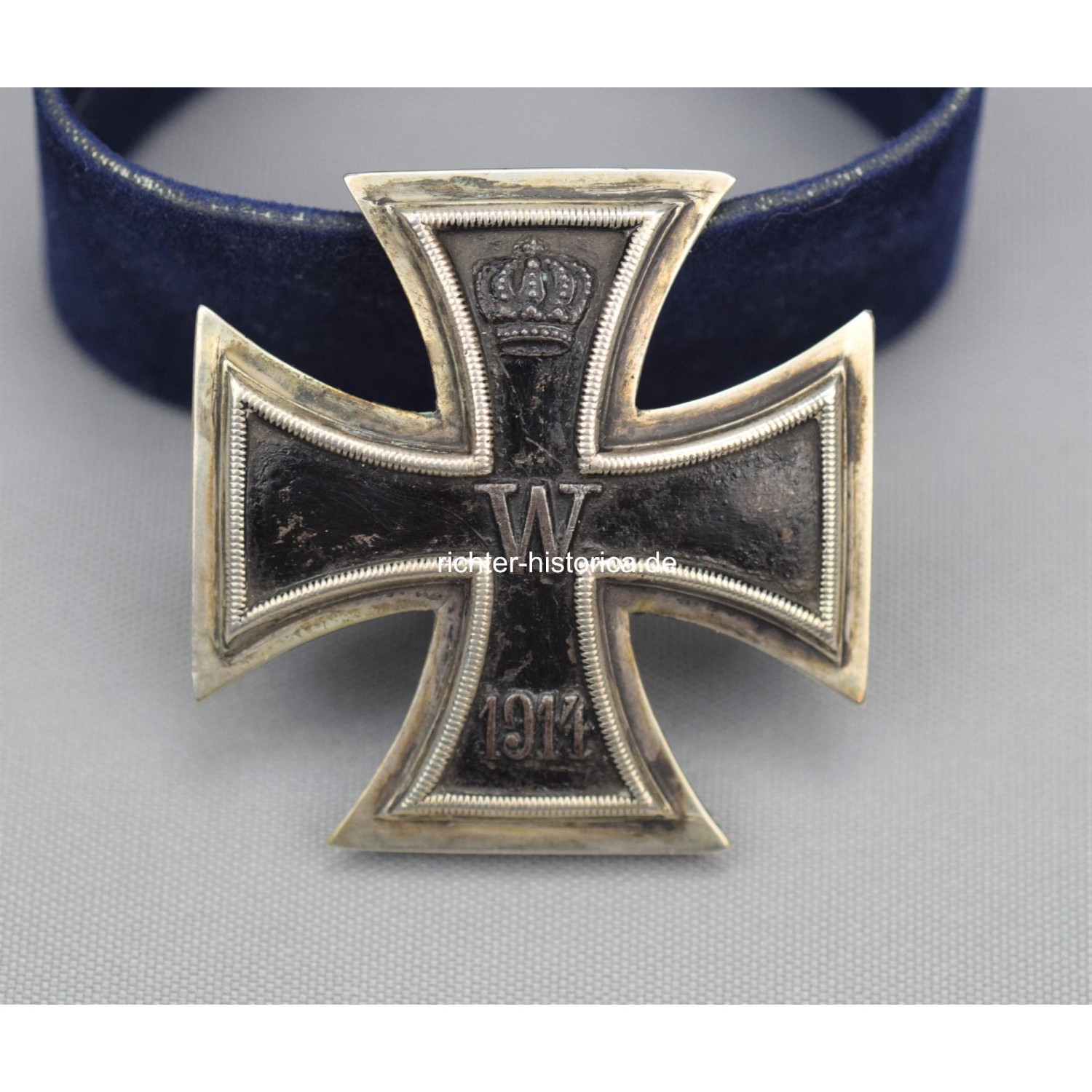 Eiserne Kreuz 1.Klasse 1914 im Etui "800" Silber