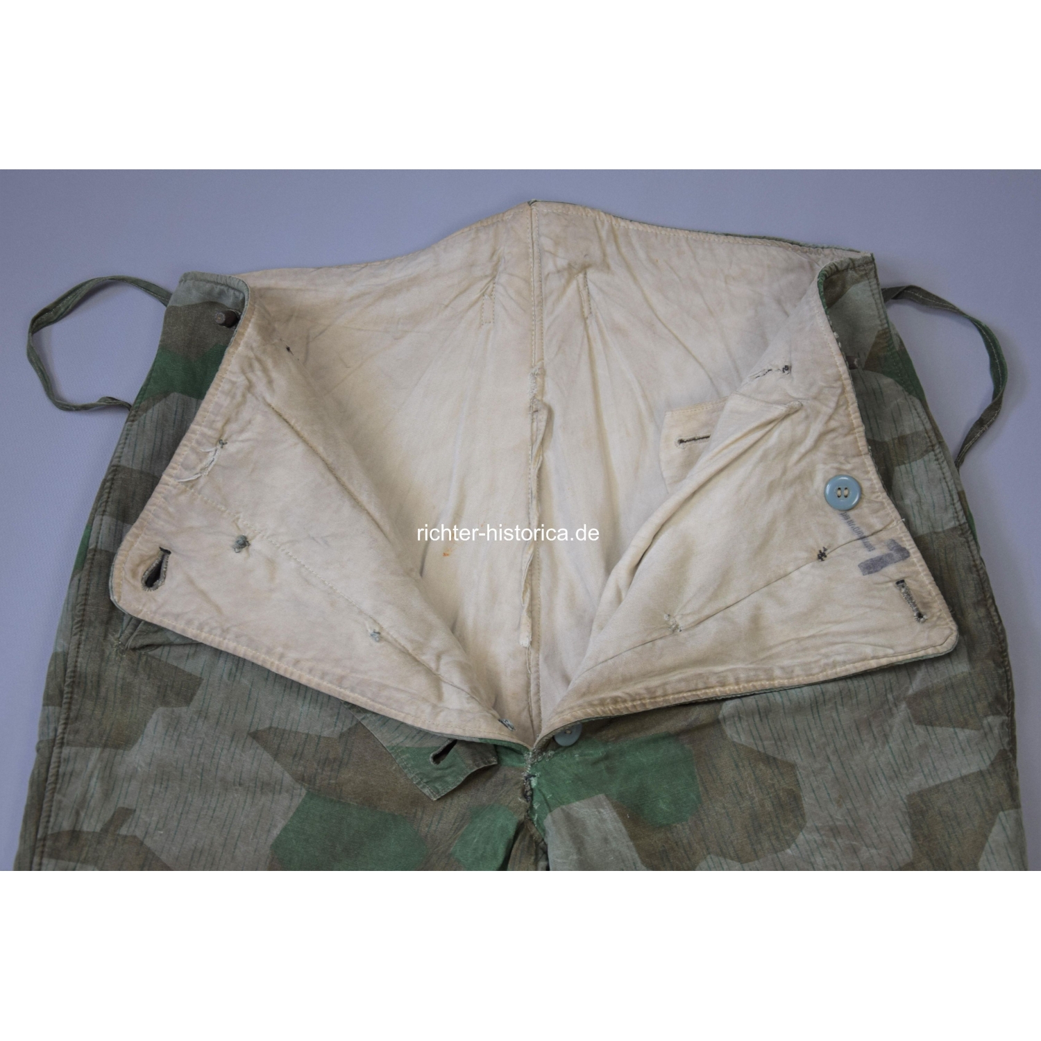 Wehrmacht Splittertarn Wendehose mit RB-Nummer