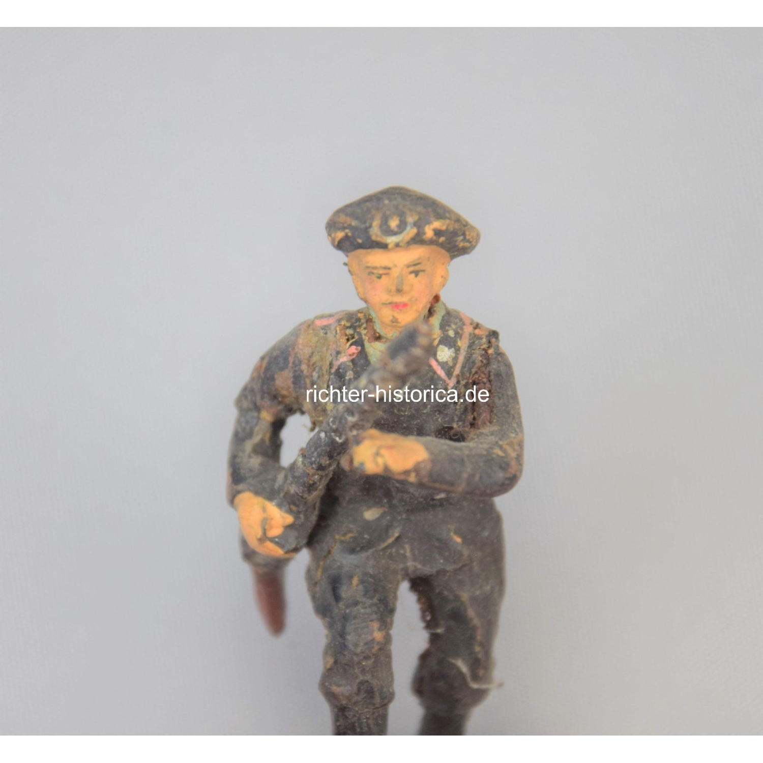 Elastolin Figur Panzer Soldat stürmend 