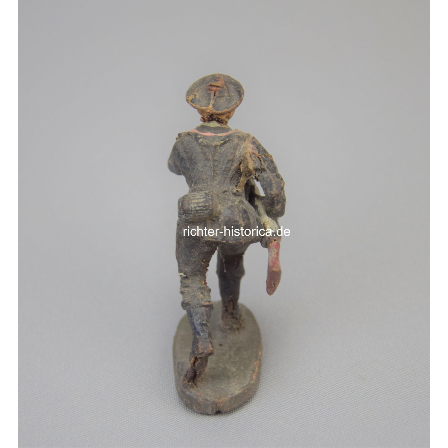 Elastolin Figur Panzer Soldat stürmend 