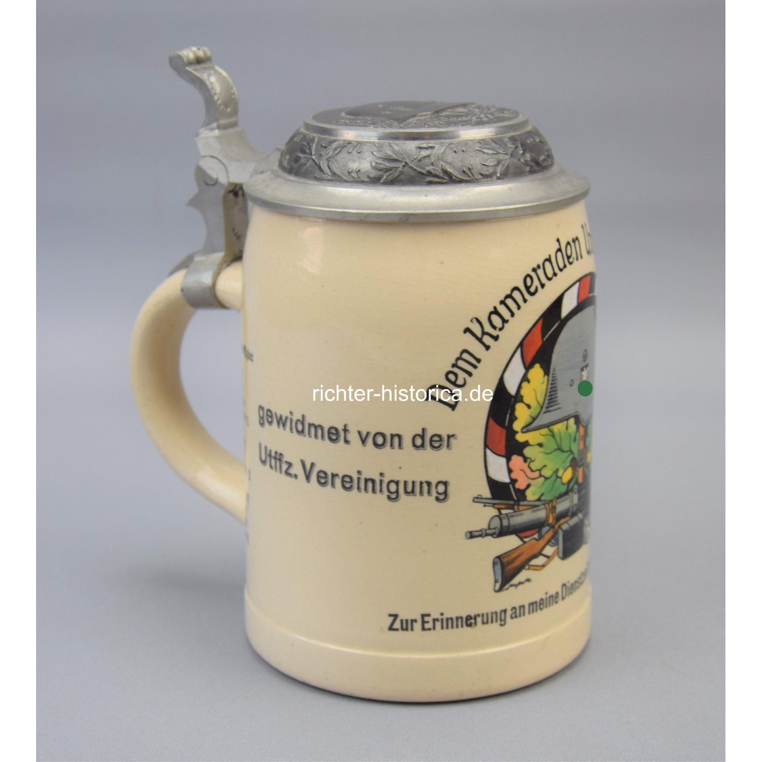 3.Reich Bierkrug "Dem Kameraden Untffz. Klingenbiel" 11.Kompanie Inf. Regt. Münster