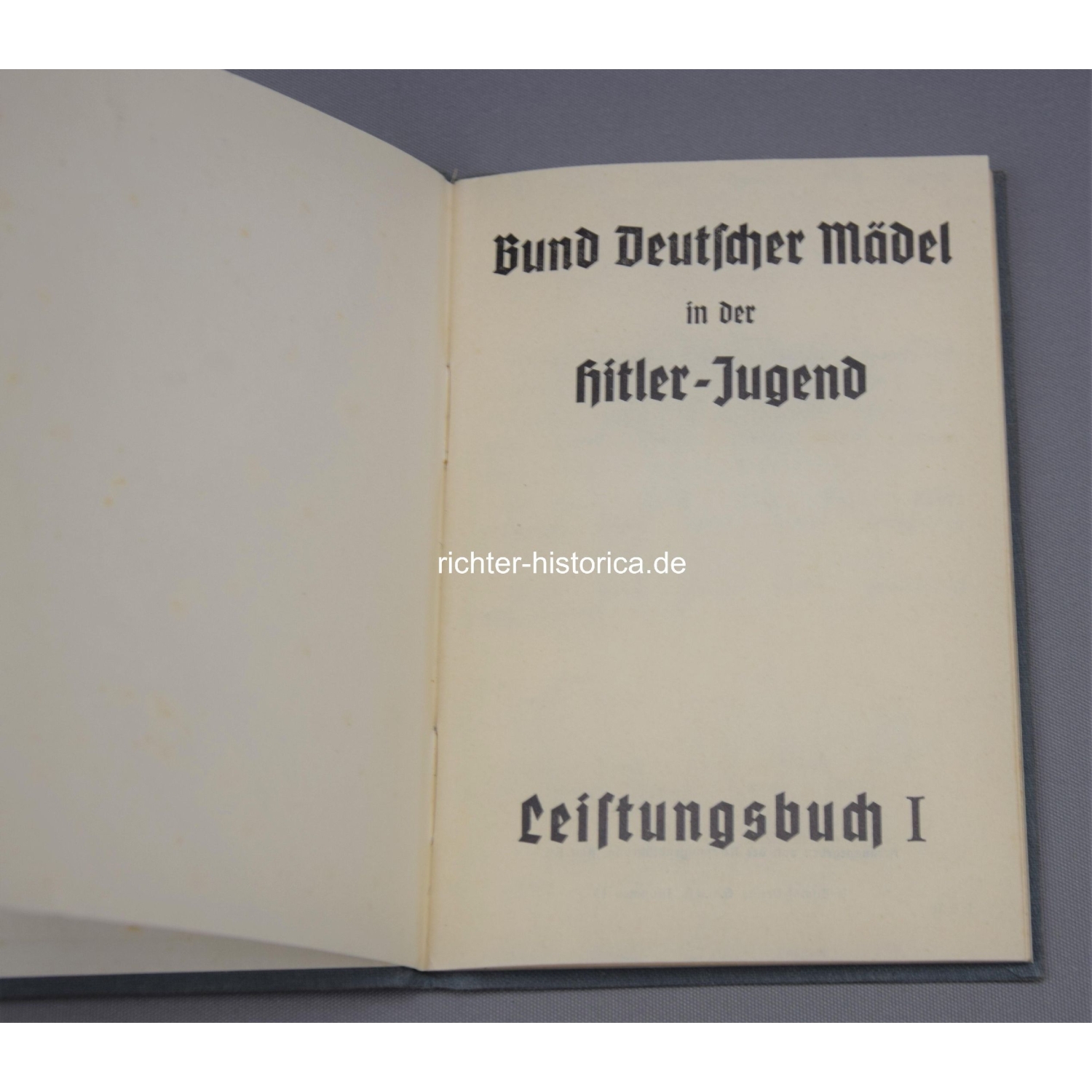 BDM Leistungsbuch mit Leistungsabzeichen in Bronze Landkreis Allenstein