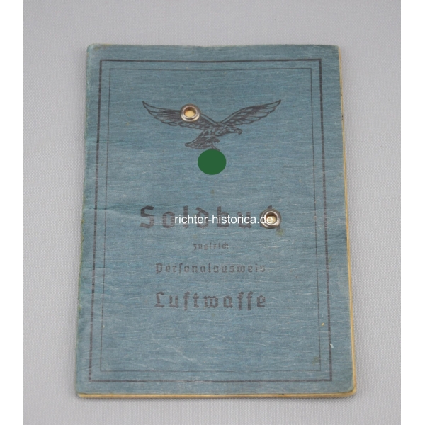 Soldbuch der Luftwaffe für einen Feldwebel 