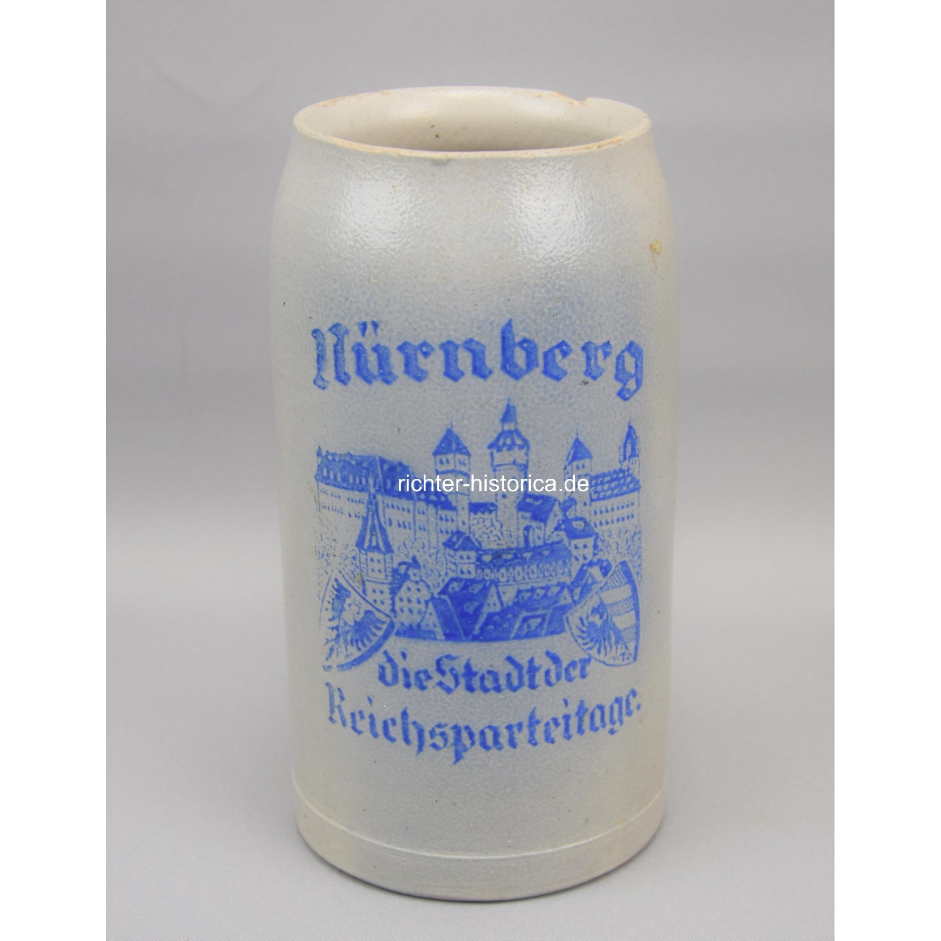 Bierkrug "Nürnberg Stadt der Reichsparteitage" 1 Liter Krug