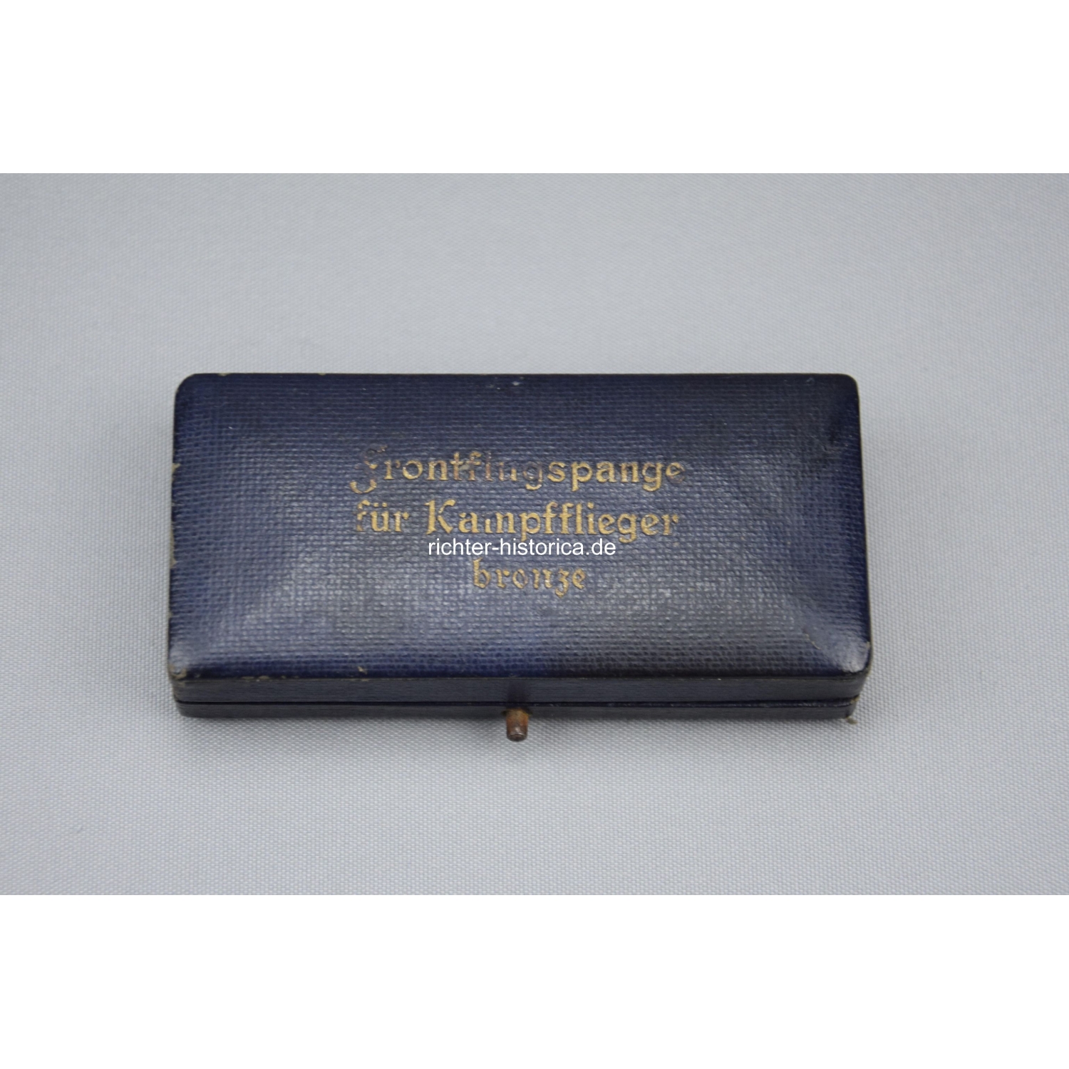 Frontflugspange für Kampfflieger in Bronze im Etui