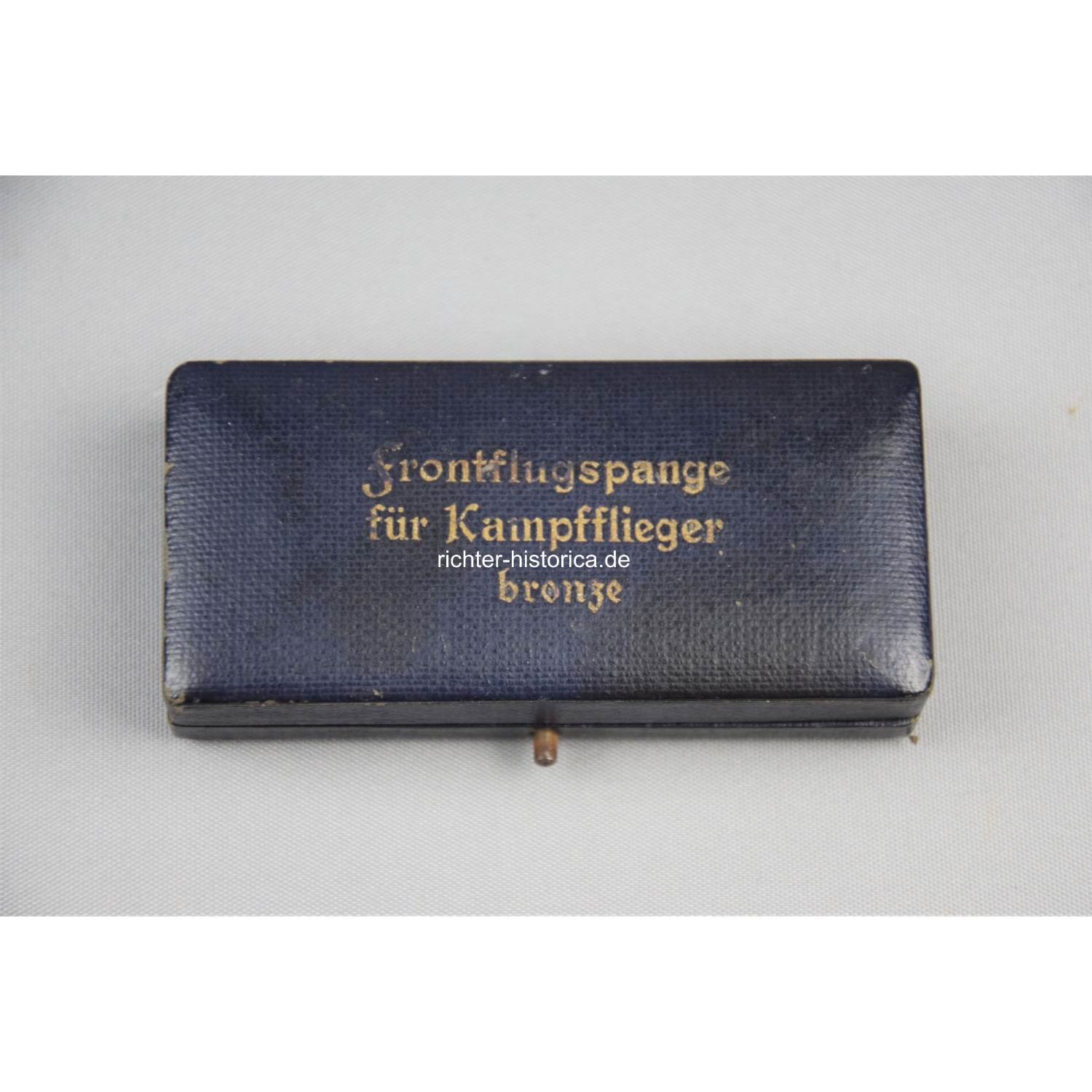 Frontflugspange für Kampfflieger in Bronze im Etui