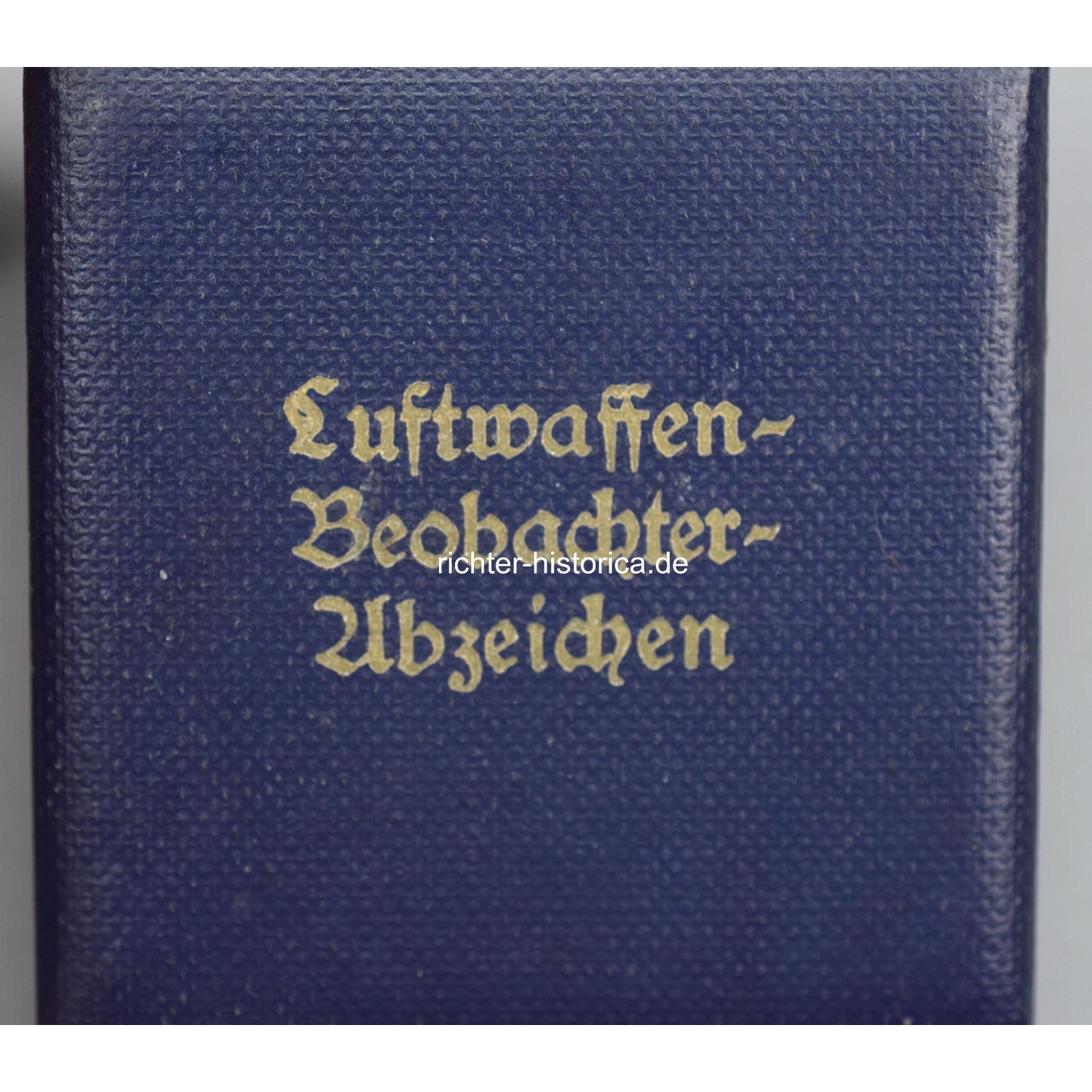 Luftwaffe Beobachter Abzeichen "P. Meybauer" im Etui, Zustand 1