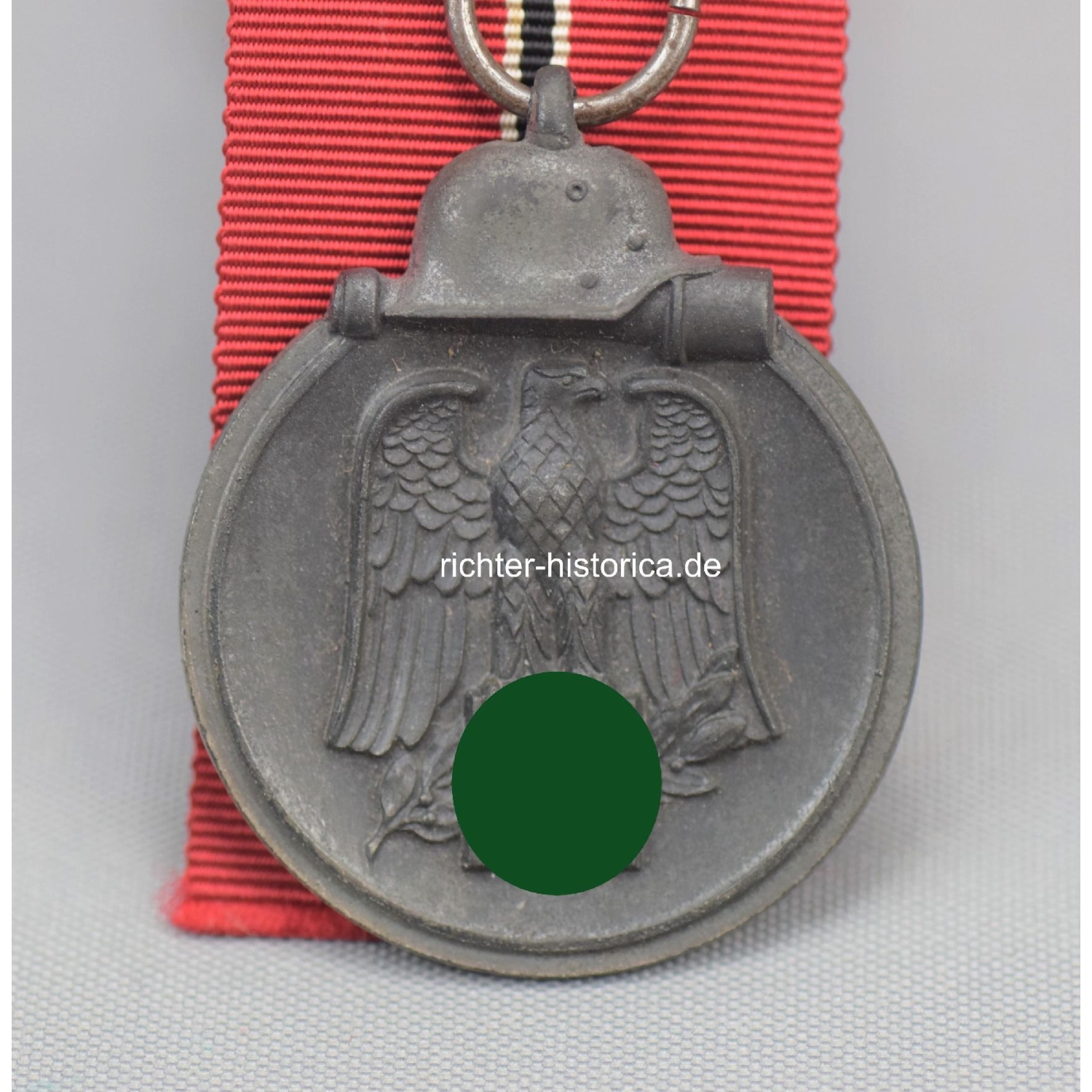 Winterschlacht im Osten, Ostmedaille 1941/42 in der Verleihungstüte, Deschler & Sohn