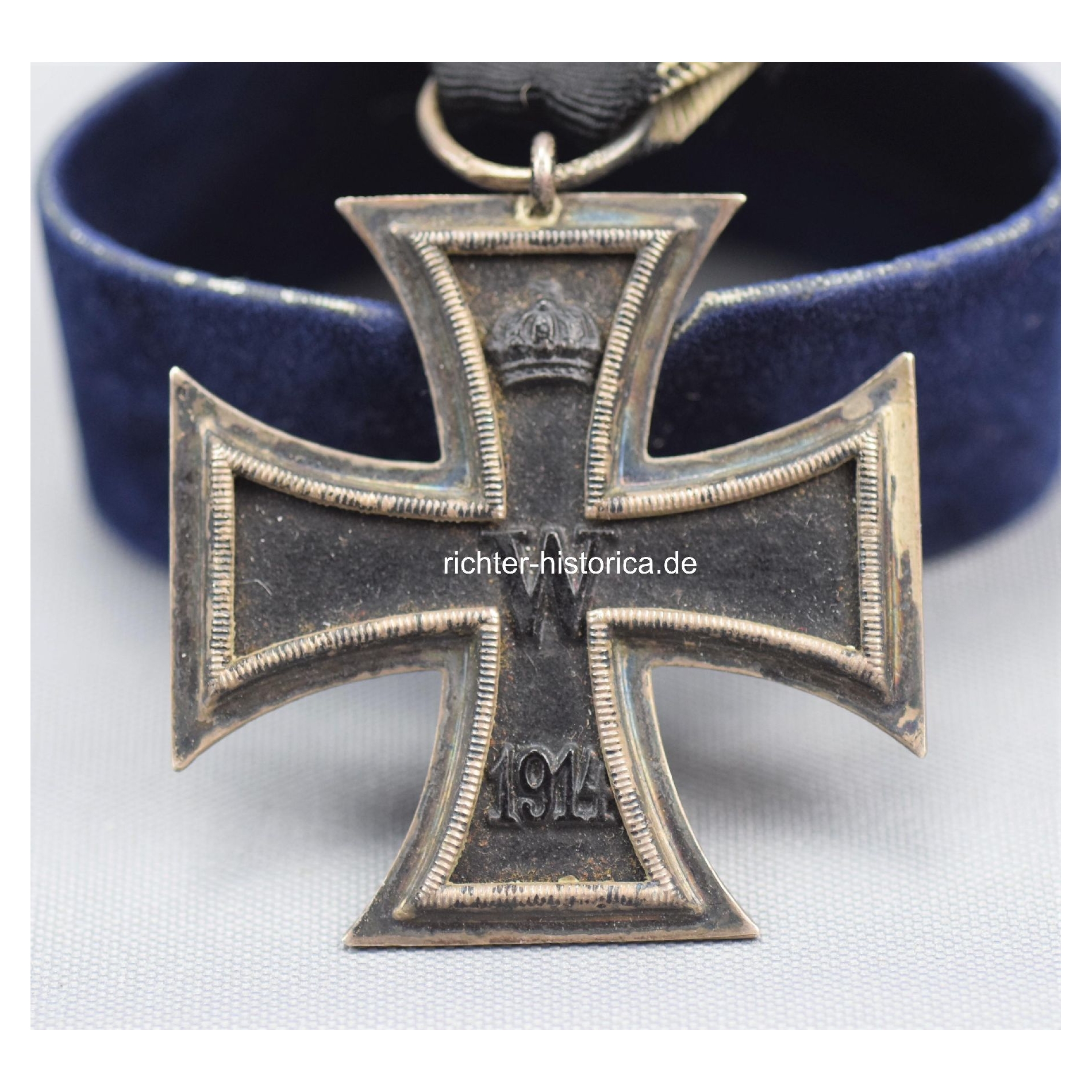 Eiserne Kreuz 2.Klasse 1914 am Verleihungsband "K.A.G."