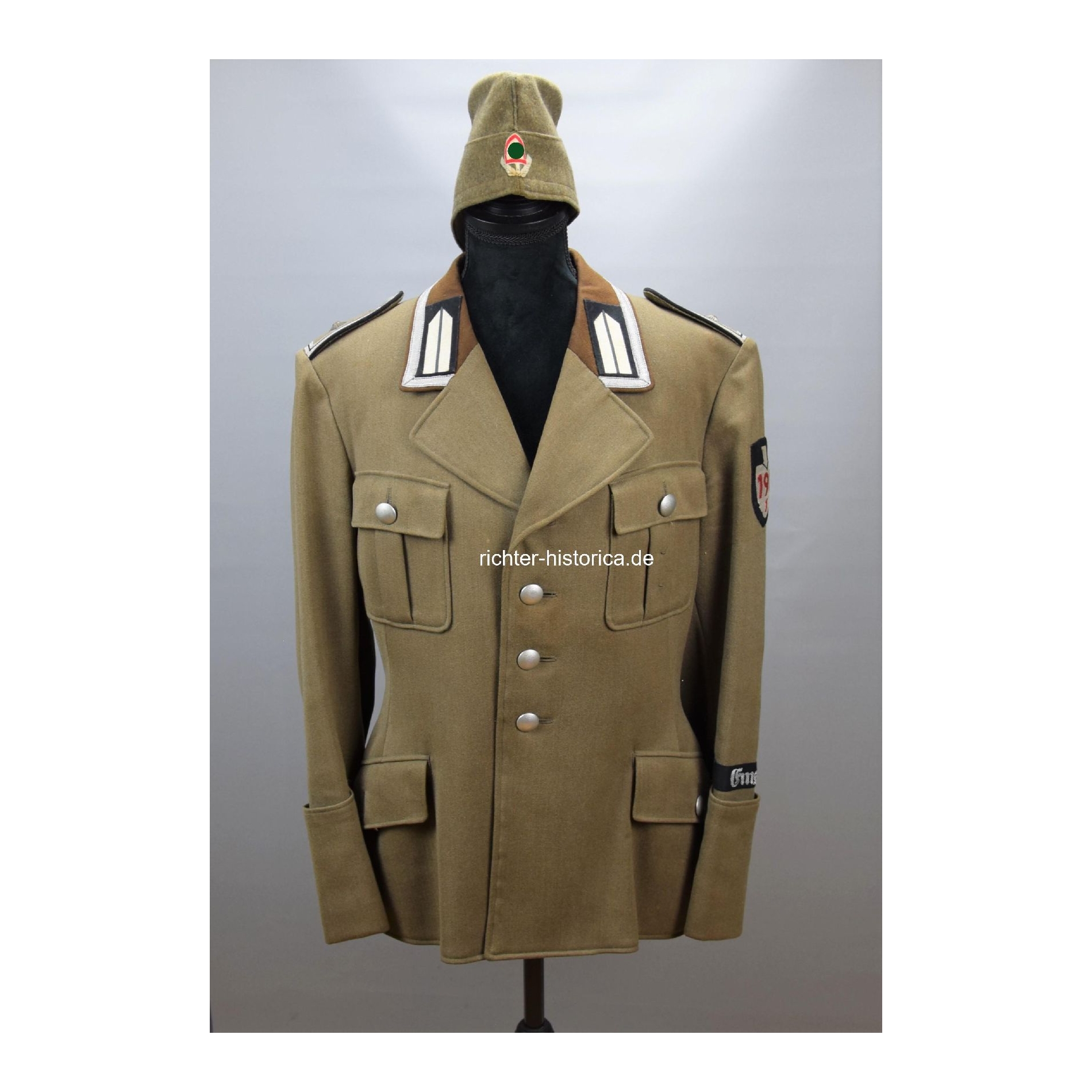 RAD Uniformensemble von einem Obertruppführer mit Schiffchen und Hose 1/198