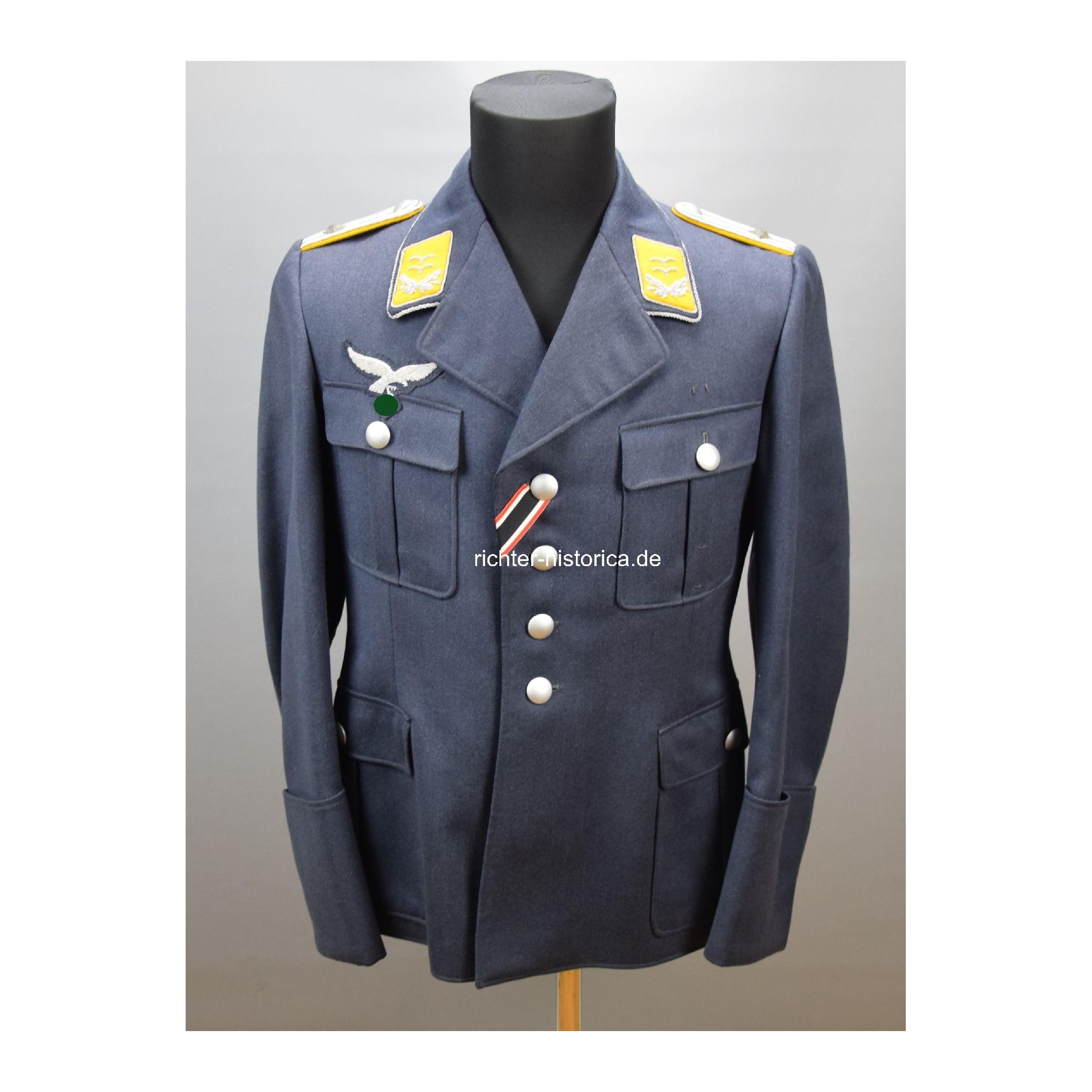 Luftwaffe Fliegerbluse für einen Oberleutnant fliegendes Personal/Fallschirmjäger