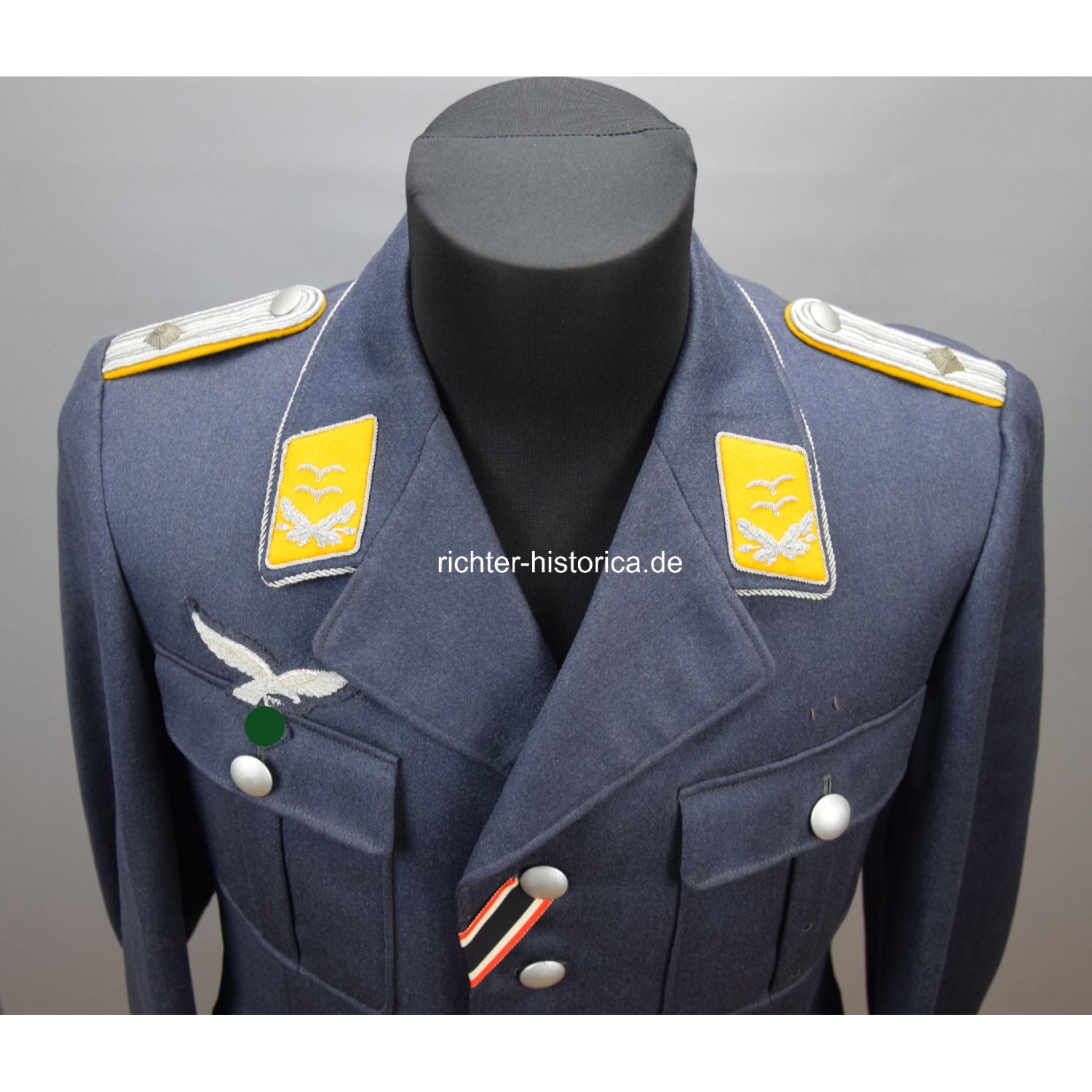 Luftwaffe Fliegerbluse für einen Oberleutnant fliegendes Personal/Fallschirmjäger