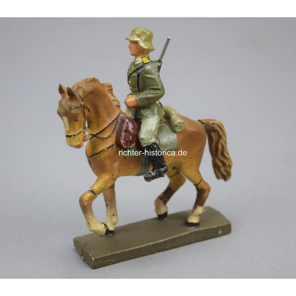 Lineol Kavallerie Reiter mit Karabiner auf Pferd