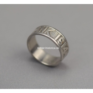 Patriotischer Fingerring "Vaterlandsdank 1914" 