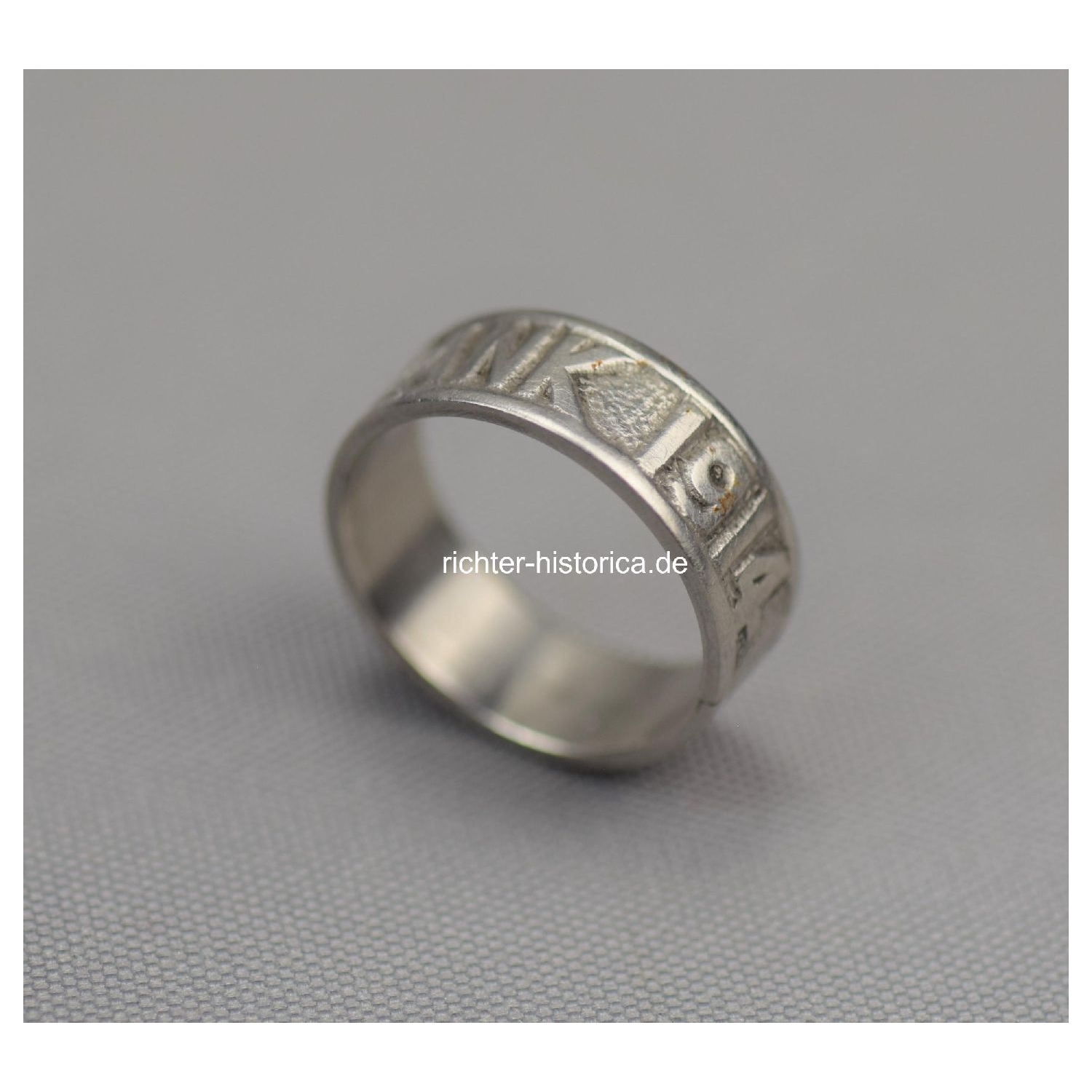 Patriotischer Fingerring "Vaterlandsdank 1914" 