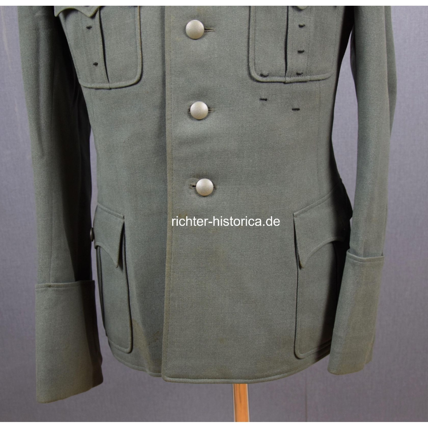 Wehrmacht Feldbluse für einen Major im Panzer Grenadier Regiment Nr.12