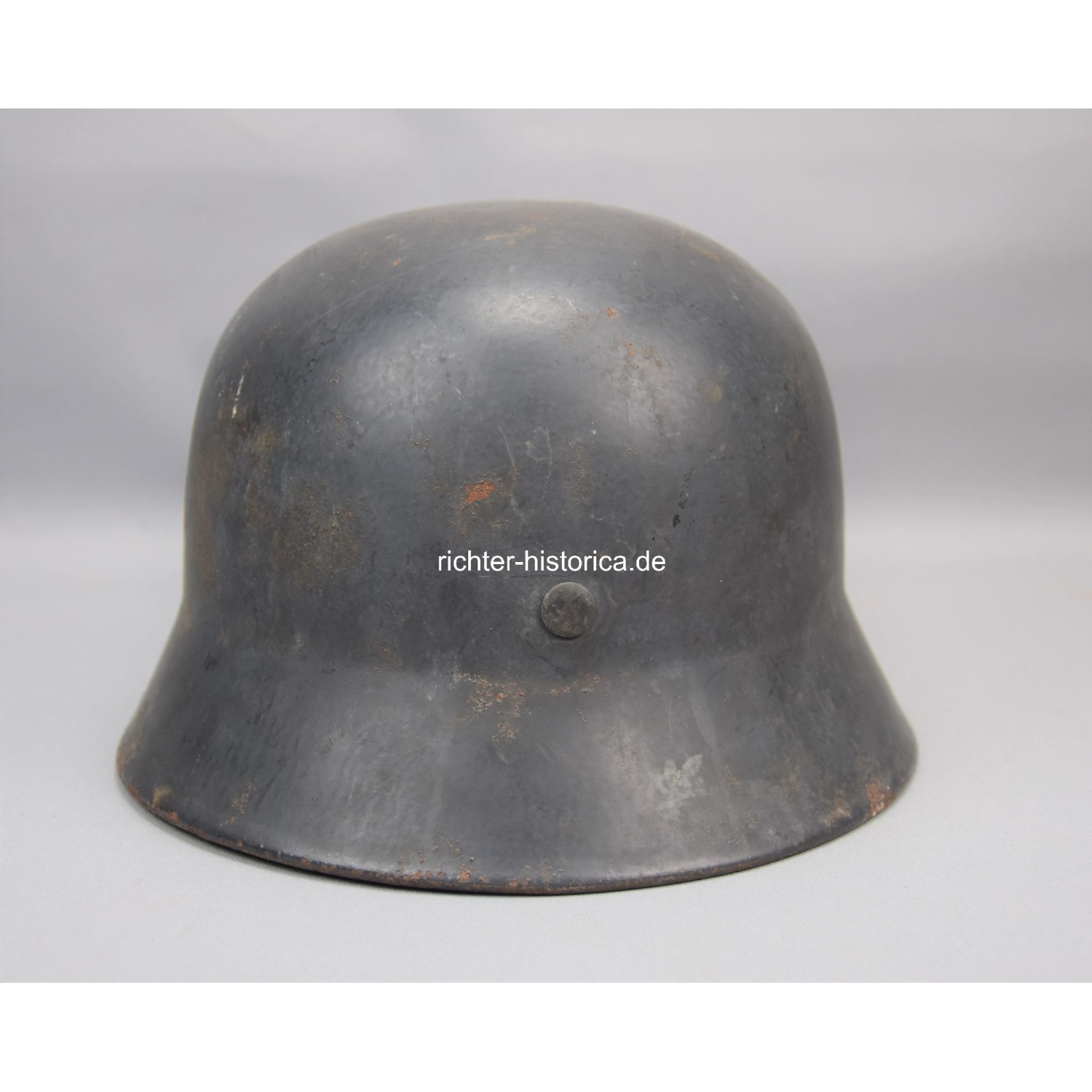 M35 Stahlhelm der Luftwaffe Doppelemblemer "Franz Brehme, Walsrode 1936 L.B.A. Flieger Kommandantur"